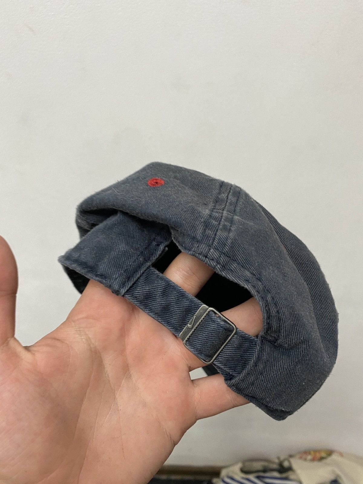 Nike Mens Vintage Nike Cap big logo streetwear y2k rare drill Size ONE SIZE - 5 Thumbnail