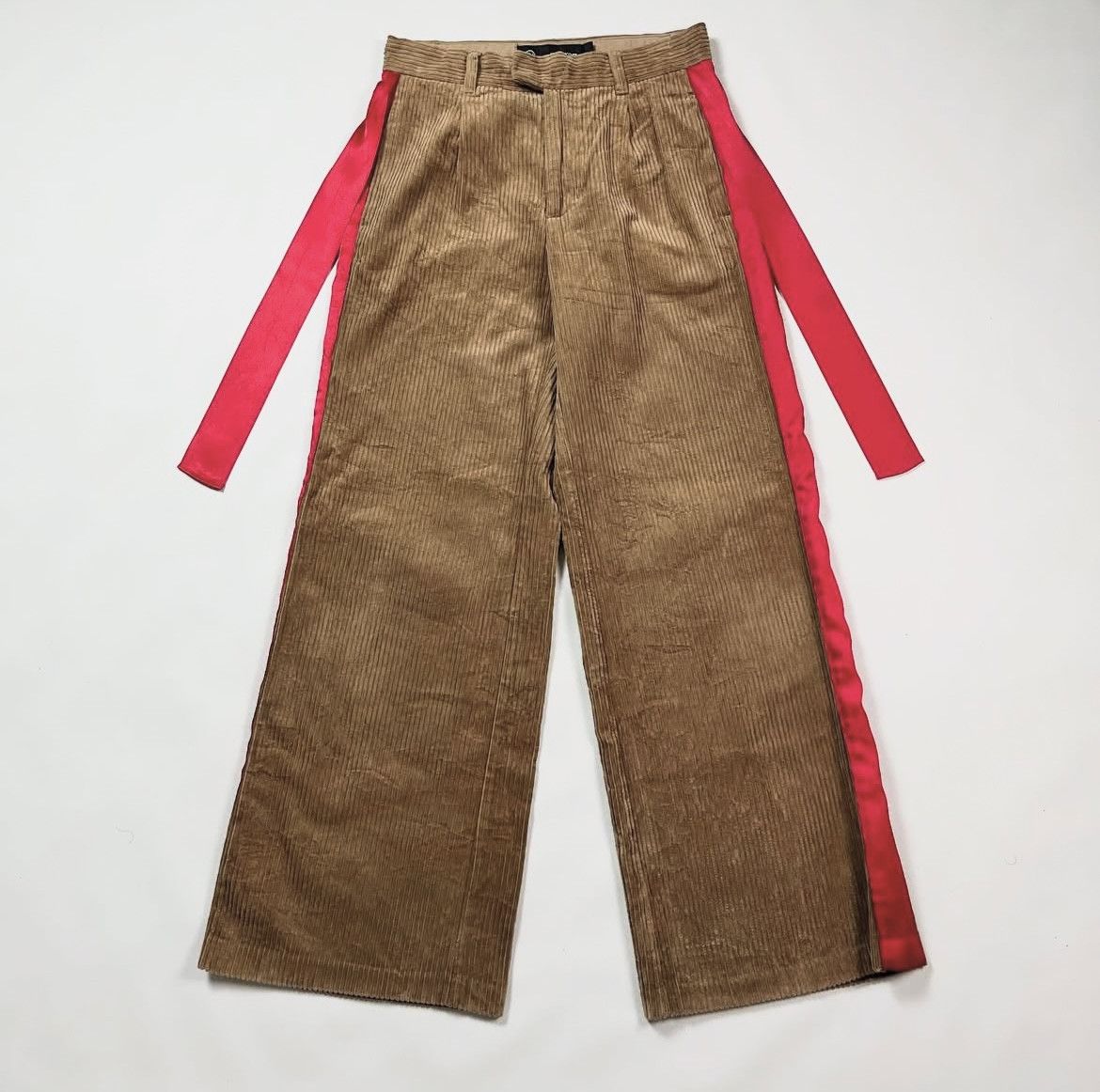 Undercover 2000s Undercover Corduroy Pleated Ribbon Bondage Pants Size US 28 / EU 44 - 1 Thumbnail