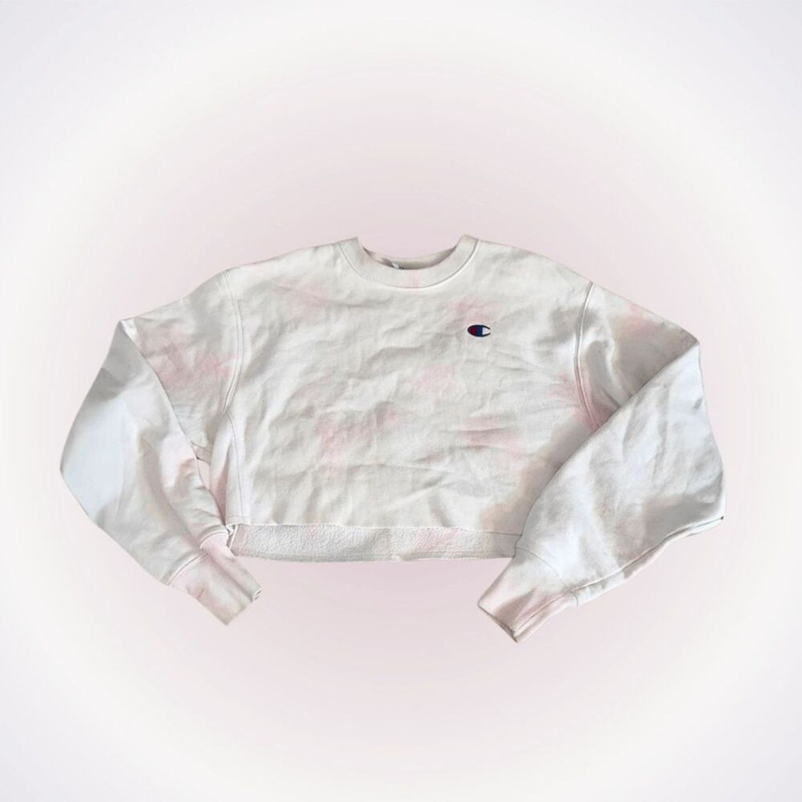Champion Champion Tie-DyeBoxy Fit Cropped Sweatshirt | Sz M Size M / US 6-8 / IT 42-44 - 1 Thumbnail