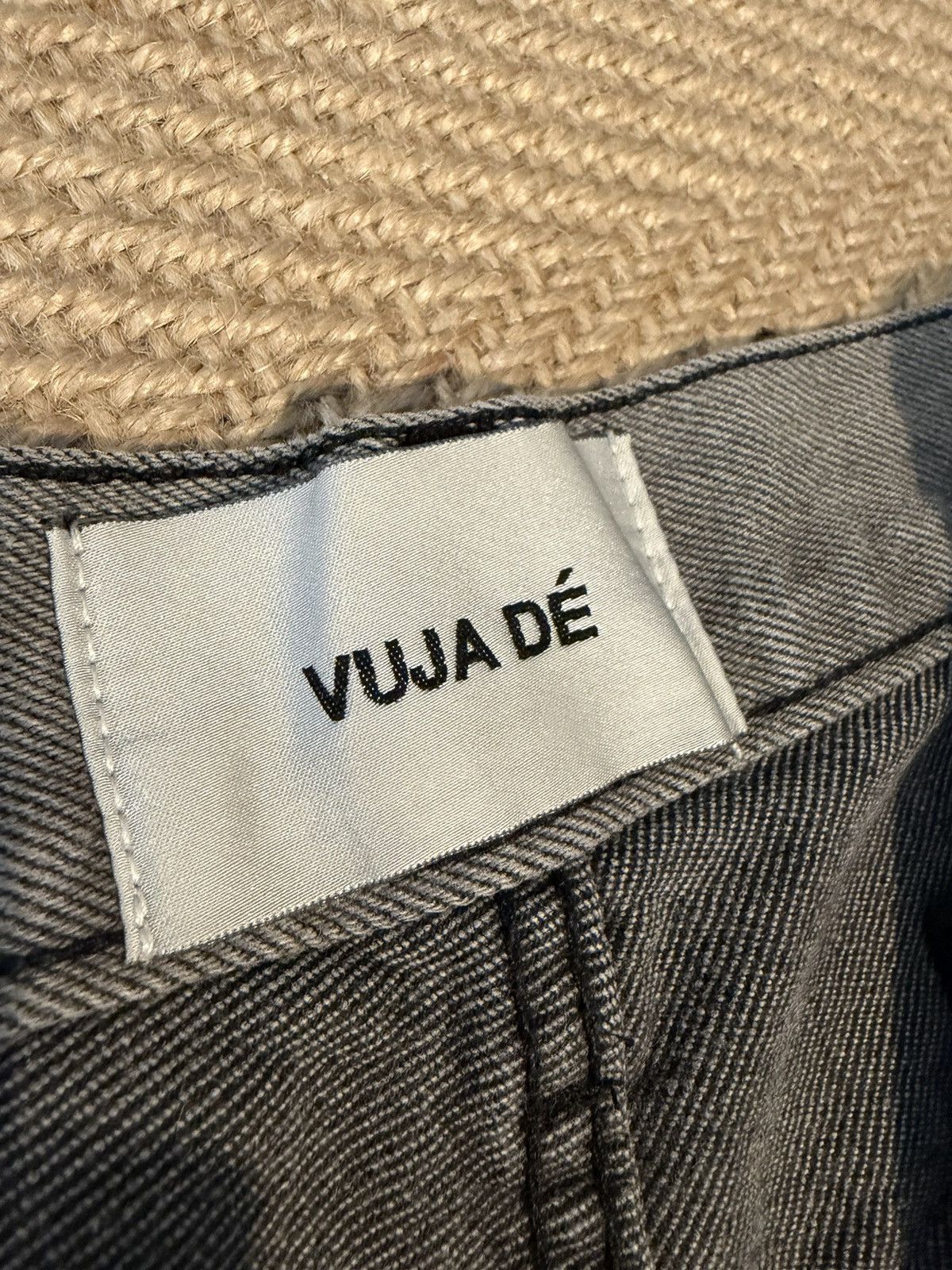 Vuja De Vuja Dé Grey Wide Leg Denim Jeans - Washed Grey - Size 28 Size US 28 / EU 44 - 2 Thumbnail