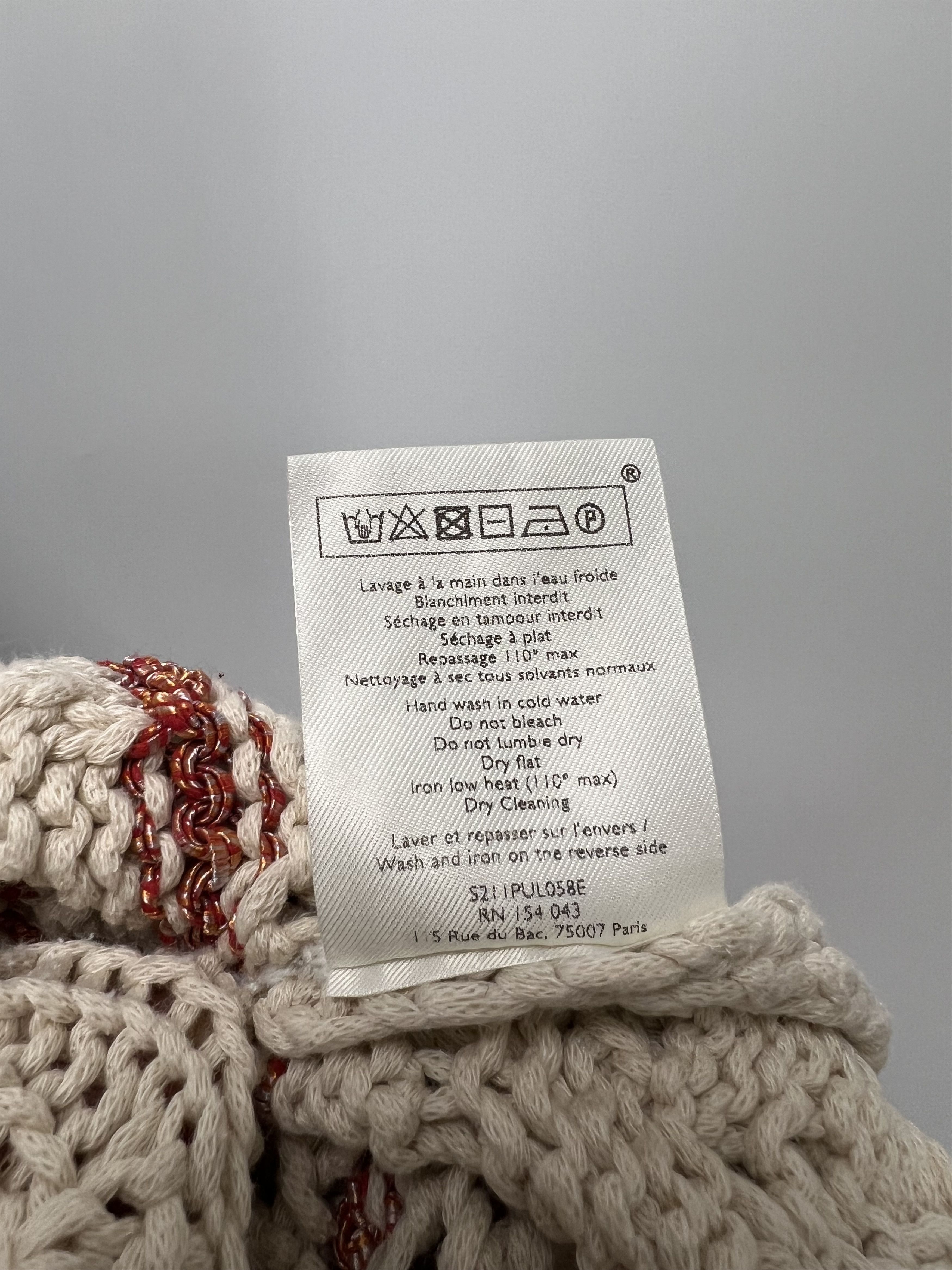 Sezane Sezane Knitted Sweater With Ruffles Size M Made in Italy Size M / US 6-8 / IT 42-44 - 12 Thumbnail