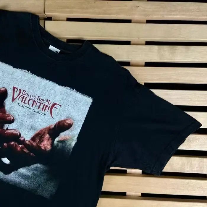 Band Tees Vintage T Shirt Bullet For My Valentine Temper Size L Size US L / EU 52-54 / 3 - 2 Thumbnail