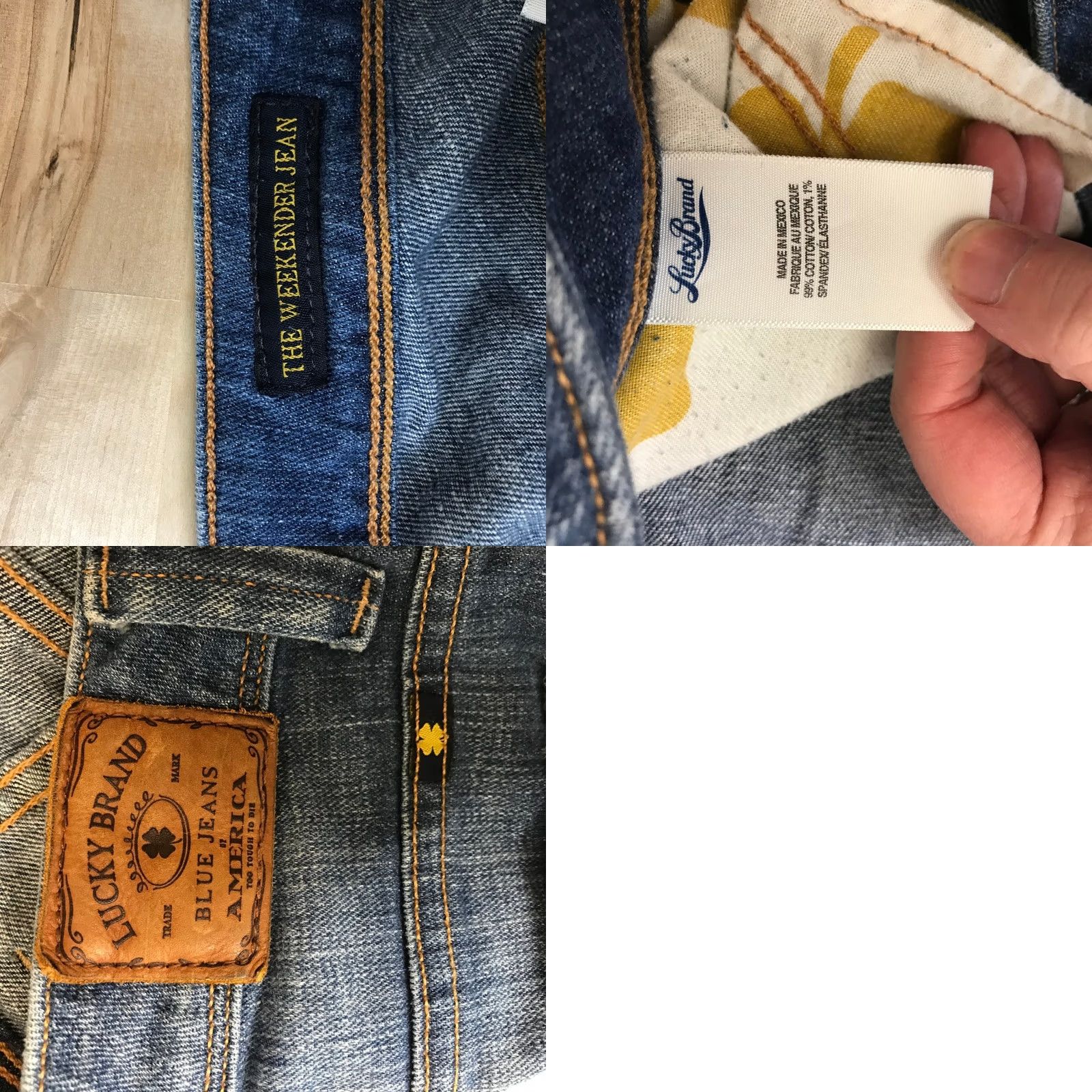 Lucky Brand Lucky Brand Jeans Womens 16W Blue Women The Weekender Jean Distressed Size Size 38" / US 16 / IT 52 - 8 Thumbnail