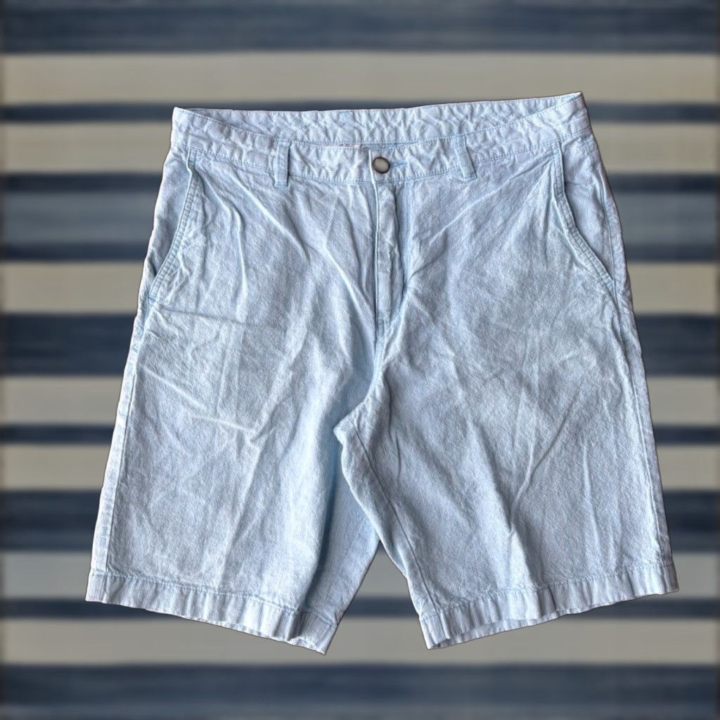 Tommy Bahama Tommy Bahama Linen Blend Chino Shorts Men’s 32 Blue Size US 32 / EU 48 - 1 Thumbnail