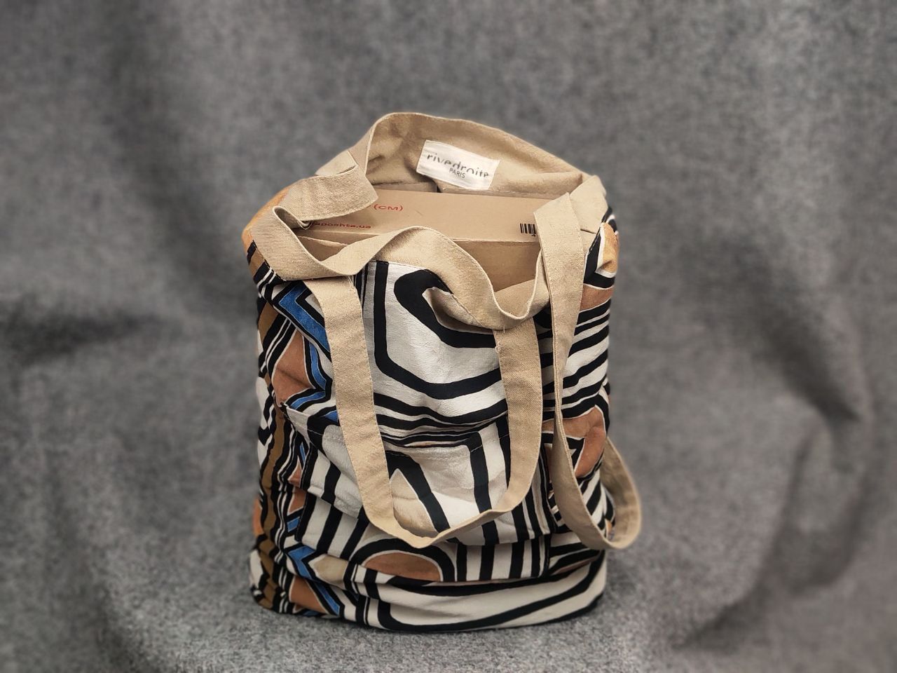 Other Rive Droite Paris Design Double sided Cotton Beige tote Bag Size ONE SIZE - 2 Thumbnail