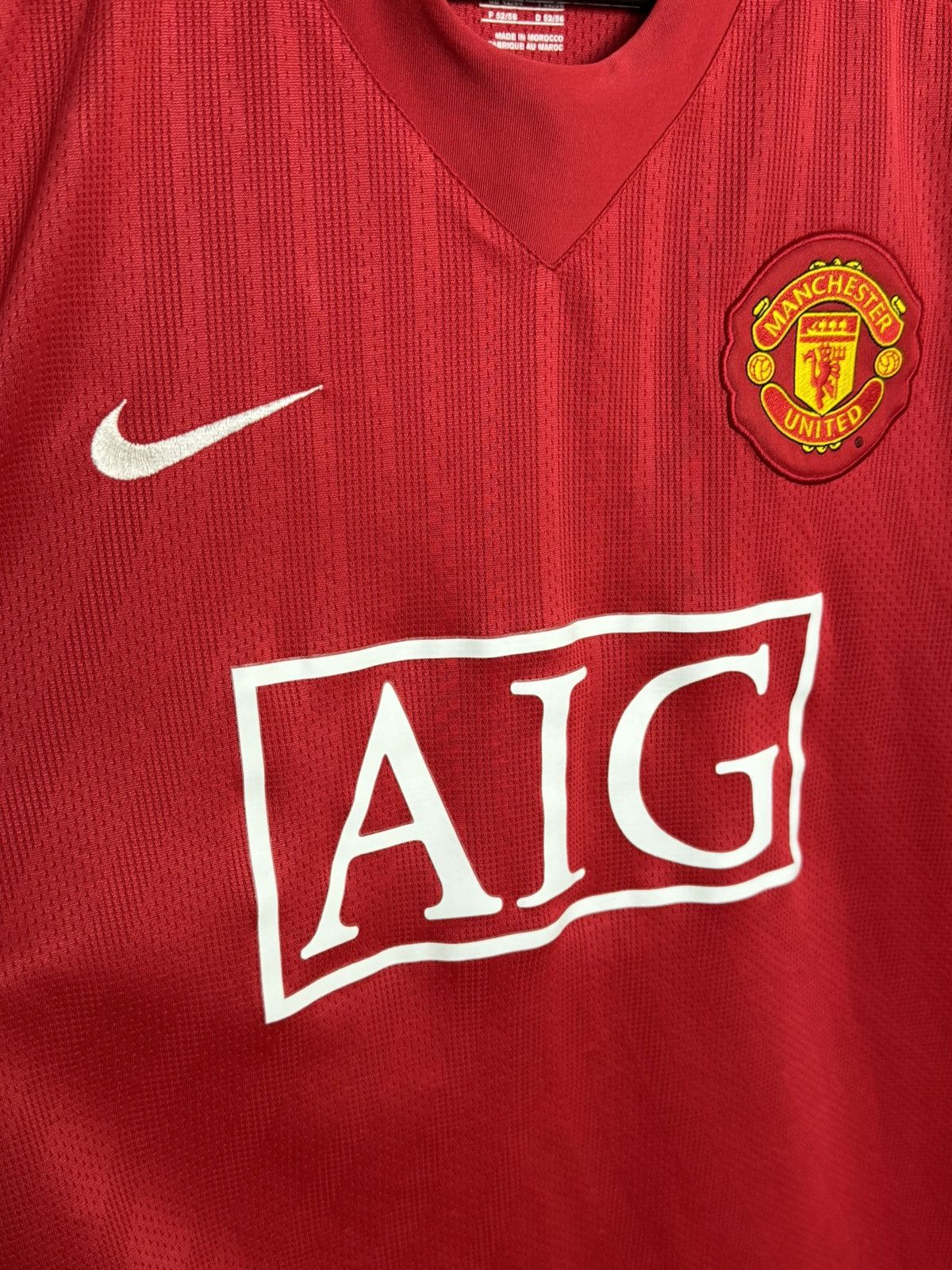 Nike Manchester United 07/09 Home Football Jersey T-Shirt Size US L / EU 52-54 / 3 - 4 Thumbnail