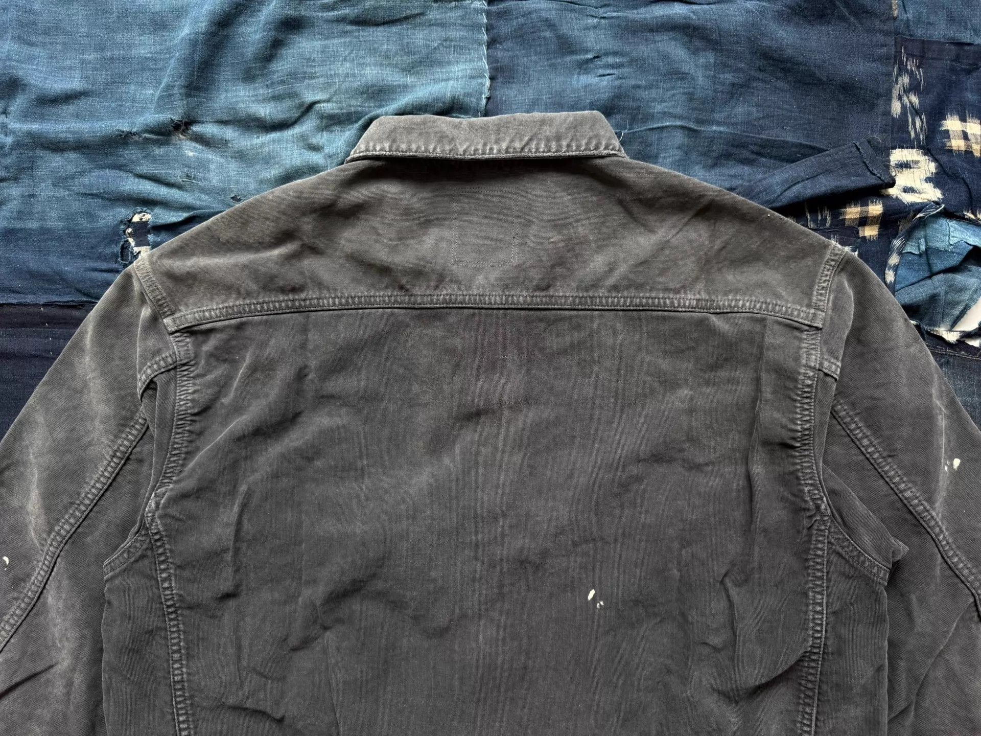 Visvim VISVIM 26SS ICT 101X G.CORDS CRASH BLK Wash Ink Splat Cut JKT Size US XL / EU 56 / 4 - 5 Thumbnail