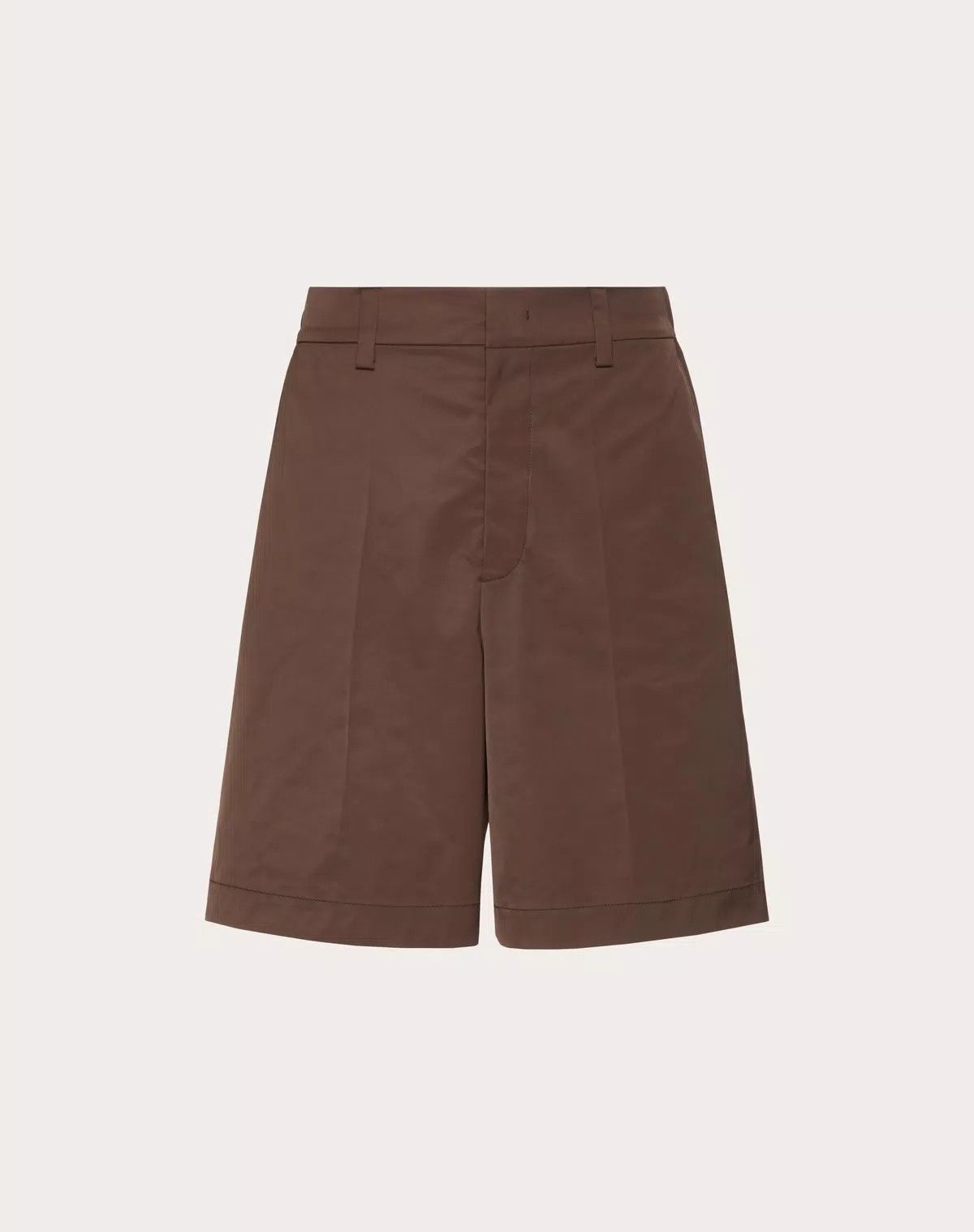 Valentino oc11z0625 Nylon Bermuda Shorts in Brown Size US 30 / EU 46 - 1 Thumbnail