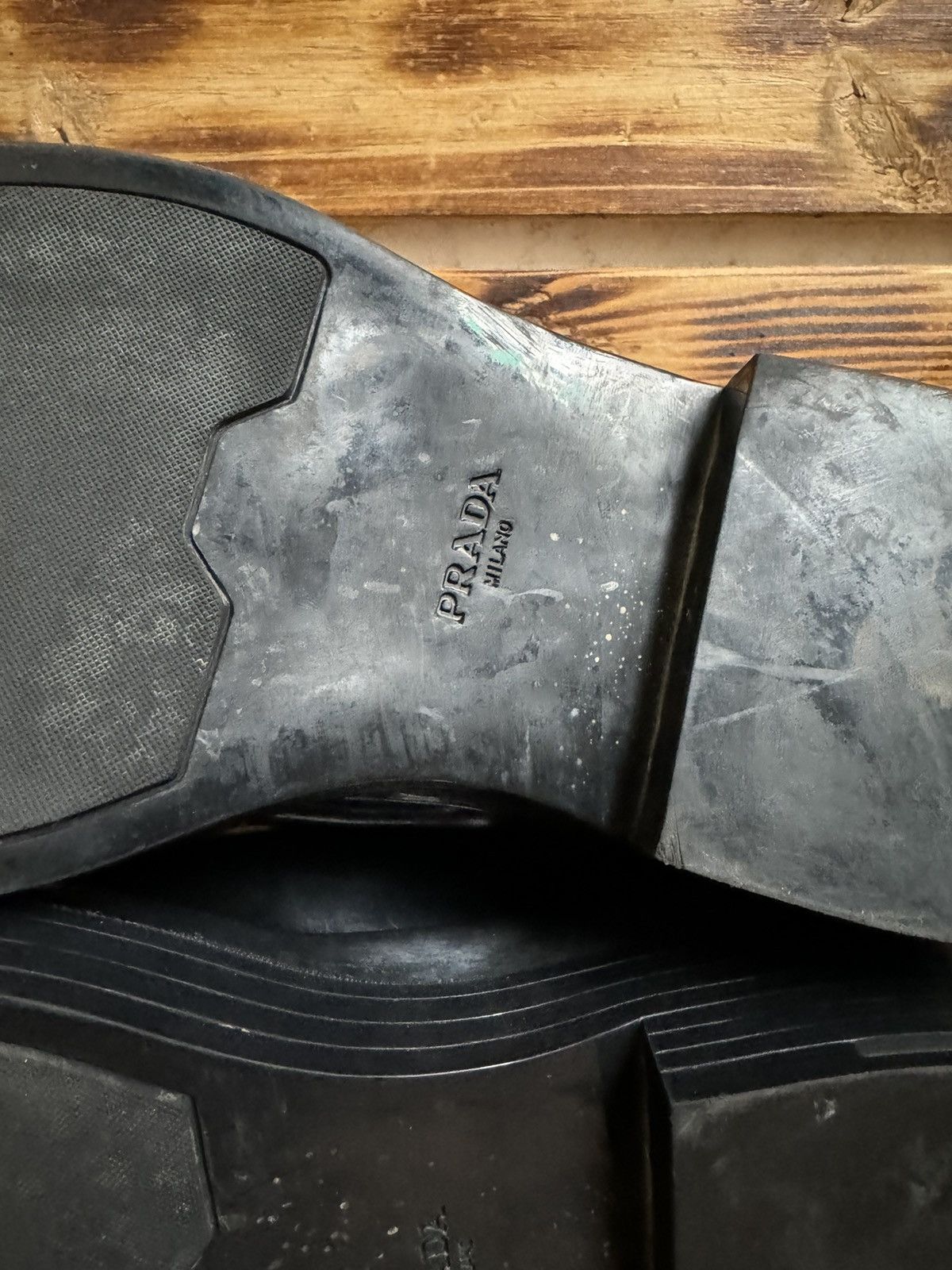 Prada Oxford ankle Chelsea boots Size US 9 / EU 42 - 17 Thumbnail