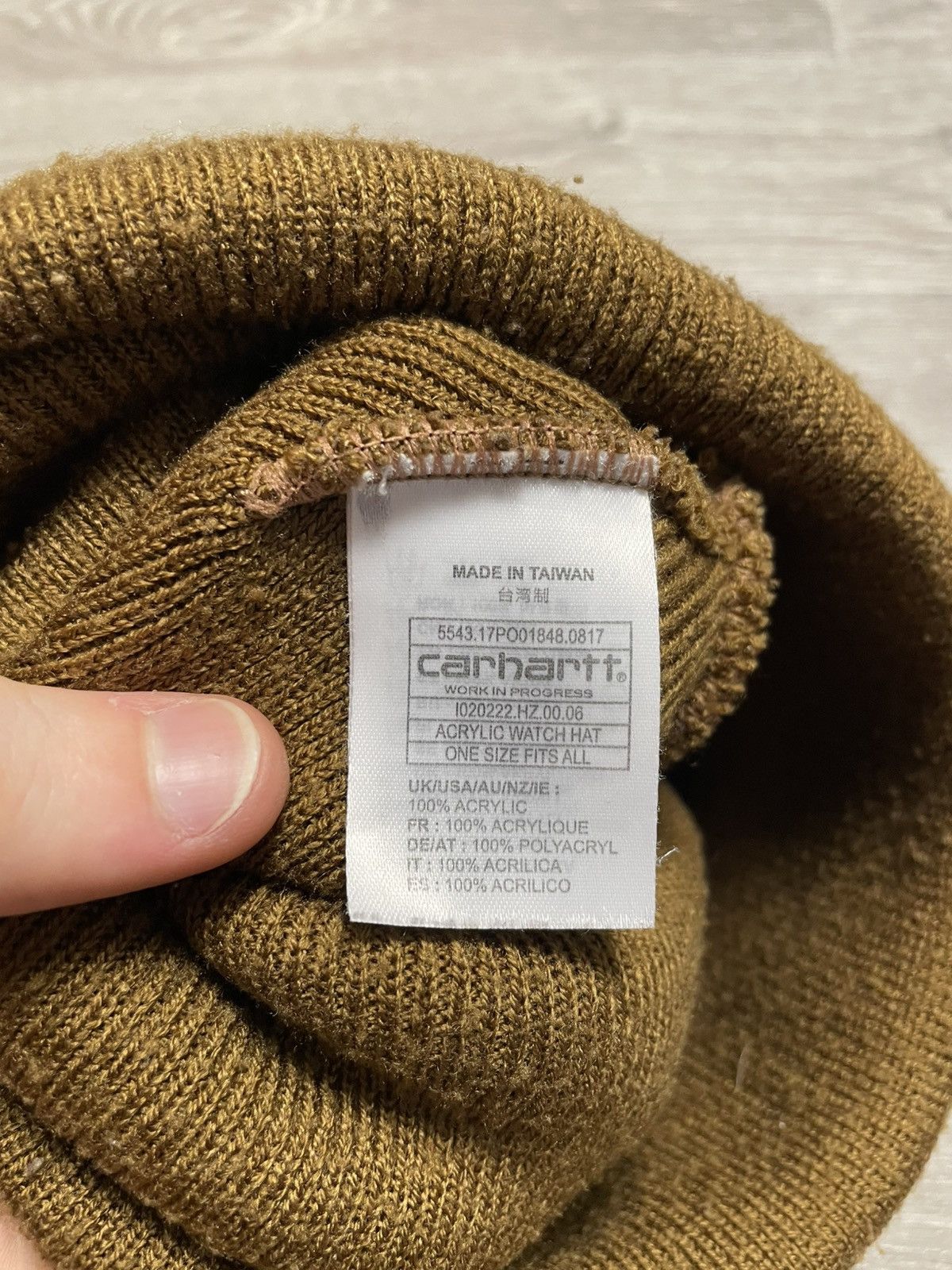 Carhartt Vintage Carhartt Brown Arcylic Watch Hat Beanie Size ONE SIZE - 9 Thumbnail