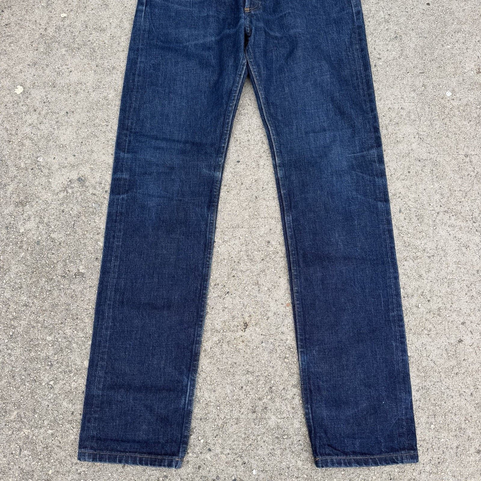 A.P.C. APC Petite Standard Dark Wash Selvedge Denim Jeans Sz 33 Size US 33 - 3 Thumbnail