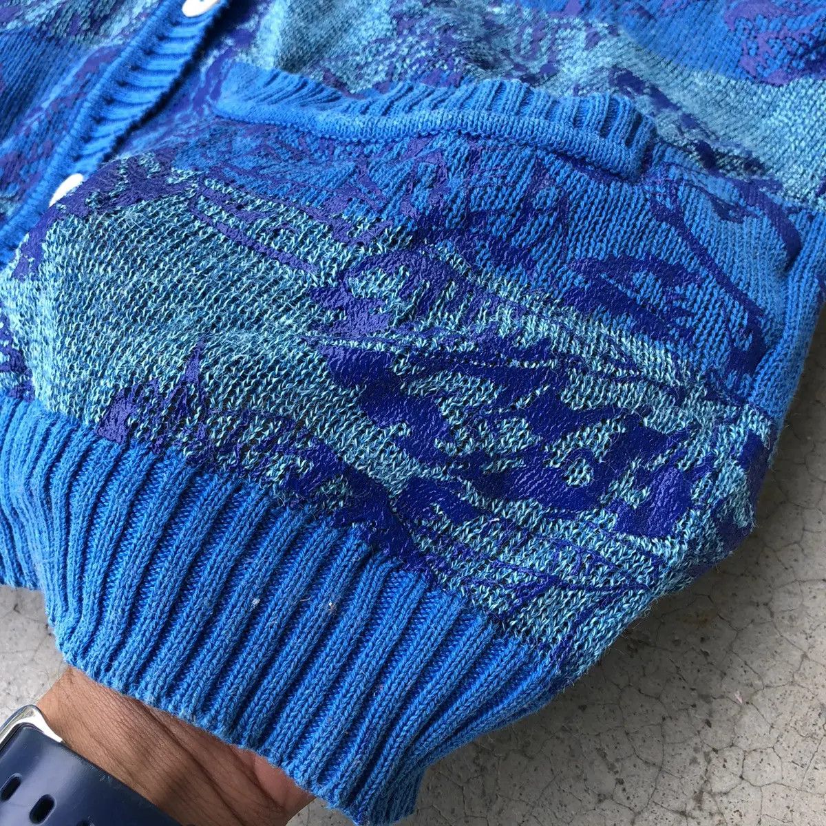 Japanese Brand 💥Cardigan Vintage Donnauno Strecth/Memeri Stripe Nice Desig Size M / US 6-8 / IT 42-44 - 5 Thumbnail
