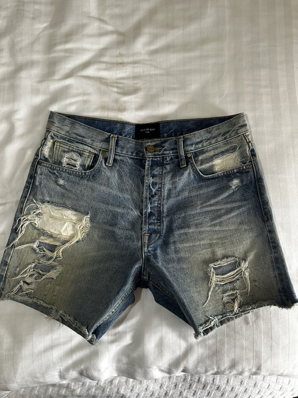 Fear of God 5th collection denim short Size US 30 / EU 46 - 1 Thumbnail