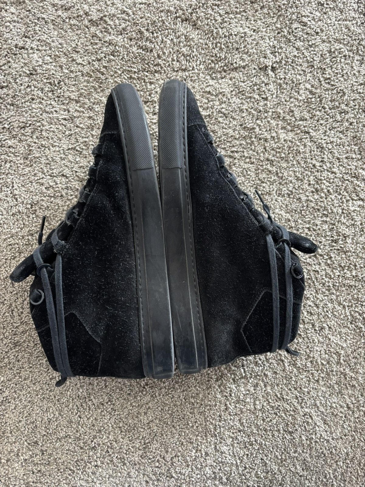Balenciaga Black suede balenciaga arena Size US 9.5 / EU 42-43 - 4 Thumbnail
