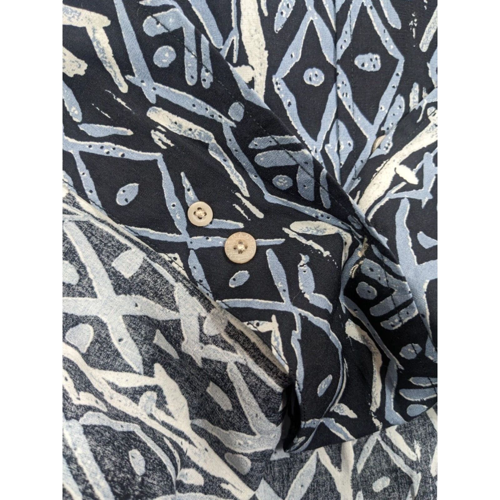 Vintage Greg Norman Floral Button-Up Shirt Mens XL Short Sleeve Blue Hawaiian Casual Size US XL / EU 56 / 4 - 5 Thumbnail
