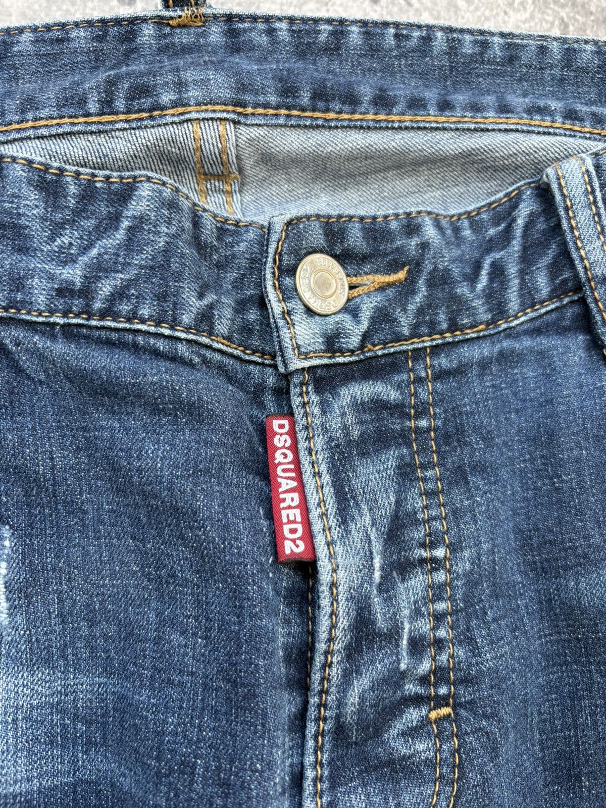 Dsquared2 Dsquared2 Slim Jeans Made In Italy Size US 31 - 22 Thumbnail