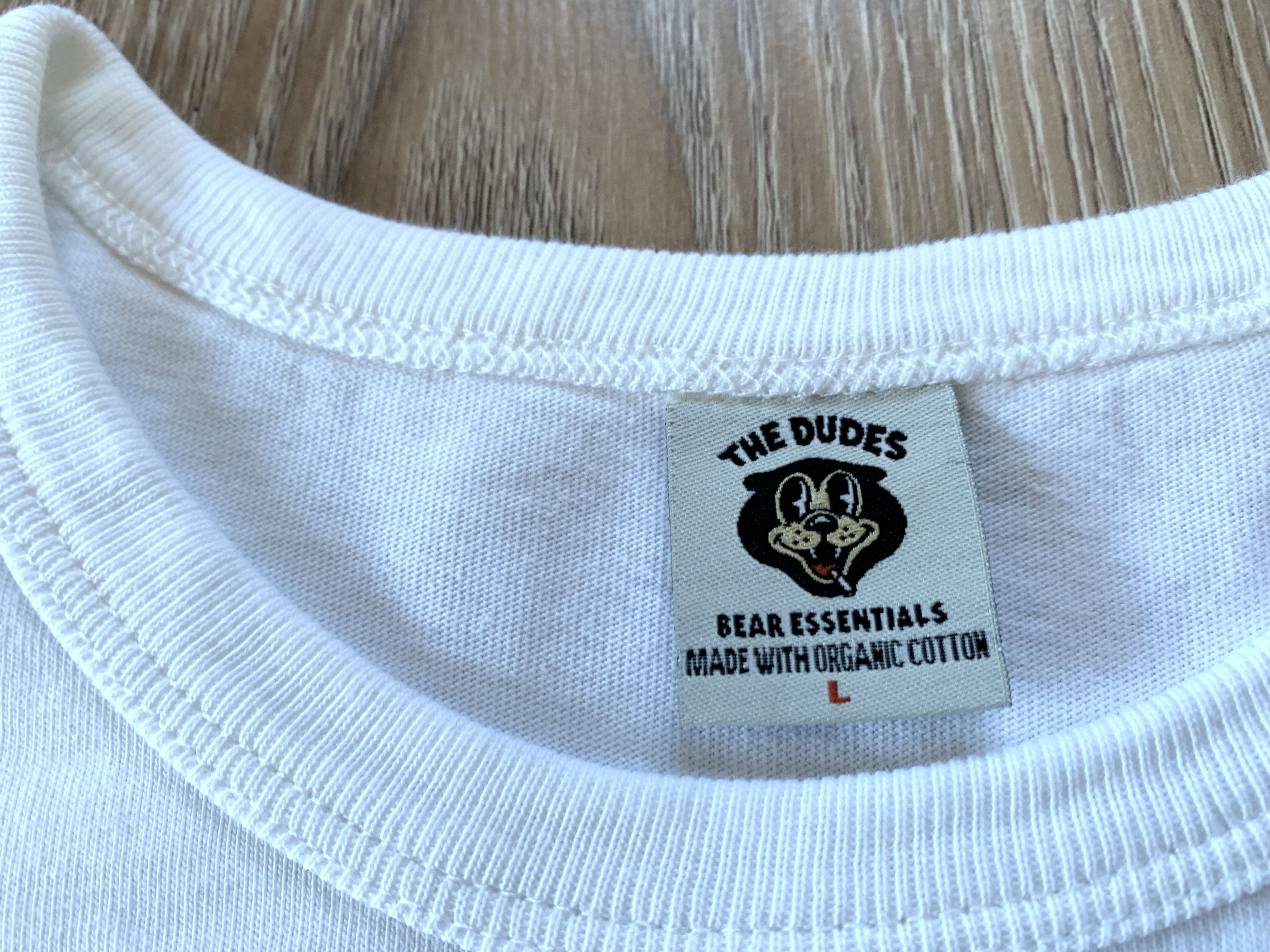 Other The Dudes Bear Essentials White Printed T Shirt Size US L / EU 52-54 / 3 - 7 Thumbnail