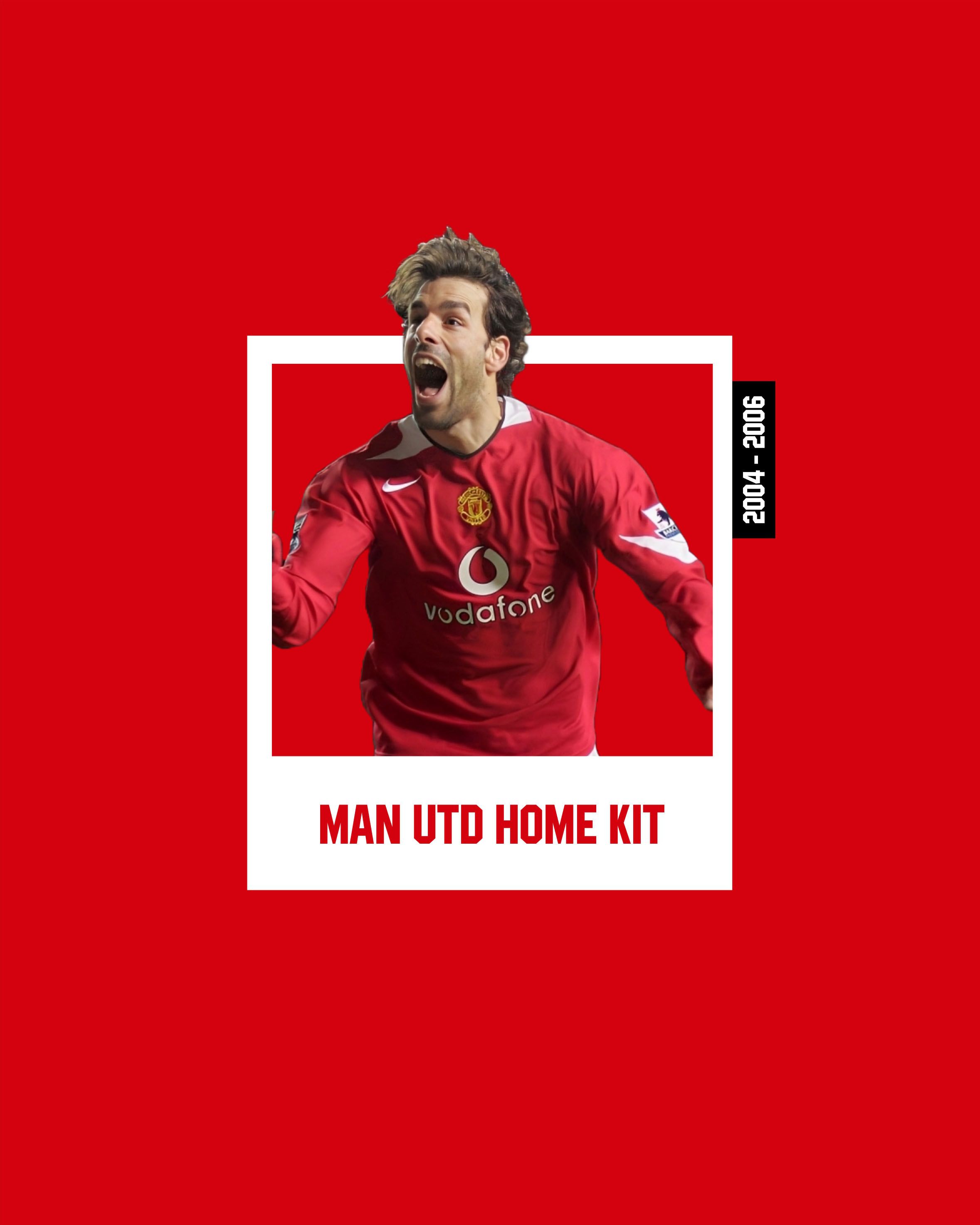 Nike Manchester United Home Kit 2004 2005 2006 Size US L / EU 52-54 / 3 - 8 Thumbnail