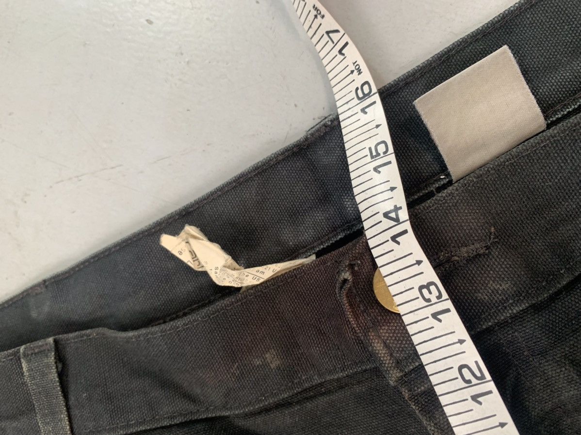 Carhartt Vintage Carhartt B01 BLK damaged double knee workwear Size US 42 / EU 58 - 10 Thumbnail