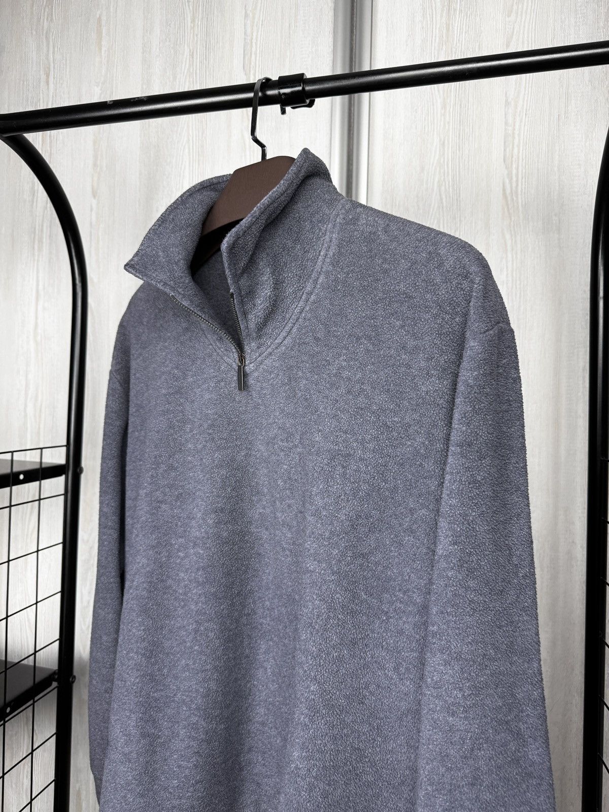 Ermenegildo Zegna Ermenegildo Zegna 1/4 Zip Polyester Viscose Pullover Jumper Size US L / EU 52-54 / 3 - 4 Thumbnail