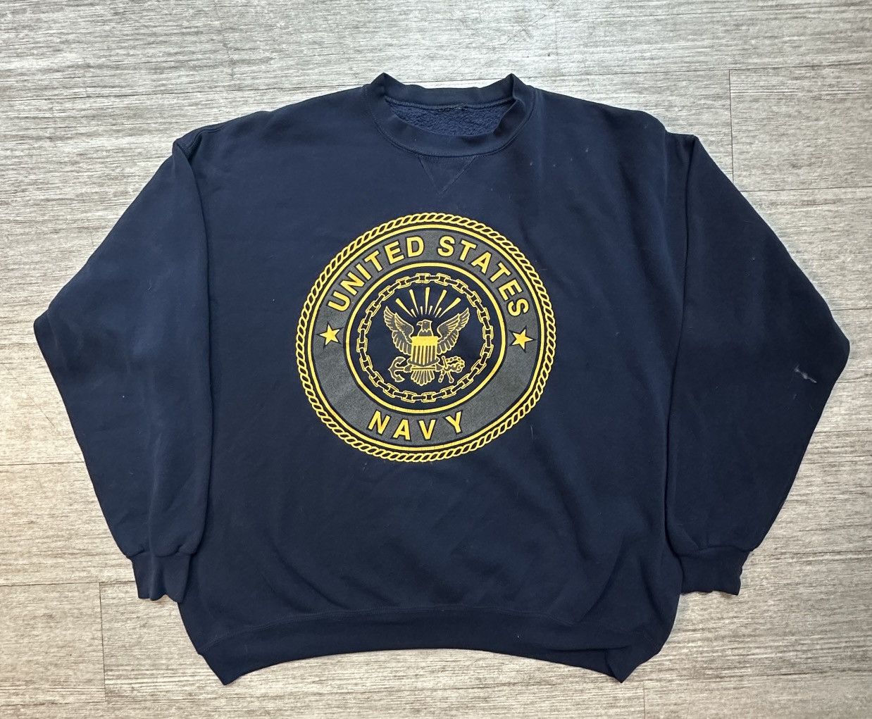 Soffe Vintage Soffe US Navy Crewneck Size US L / EU 52-54 / 3 - 1 Thumbnail