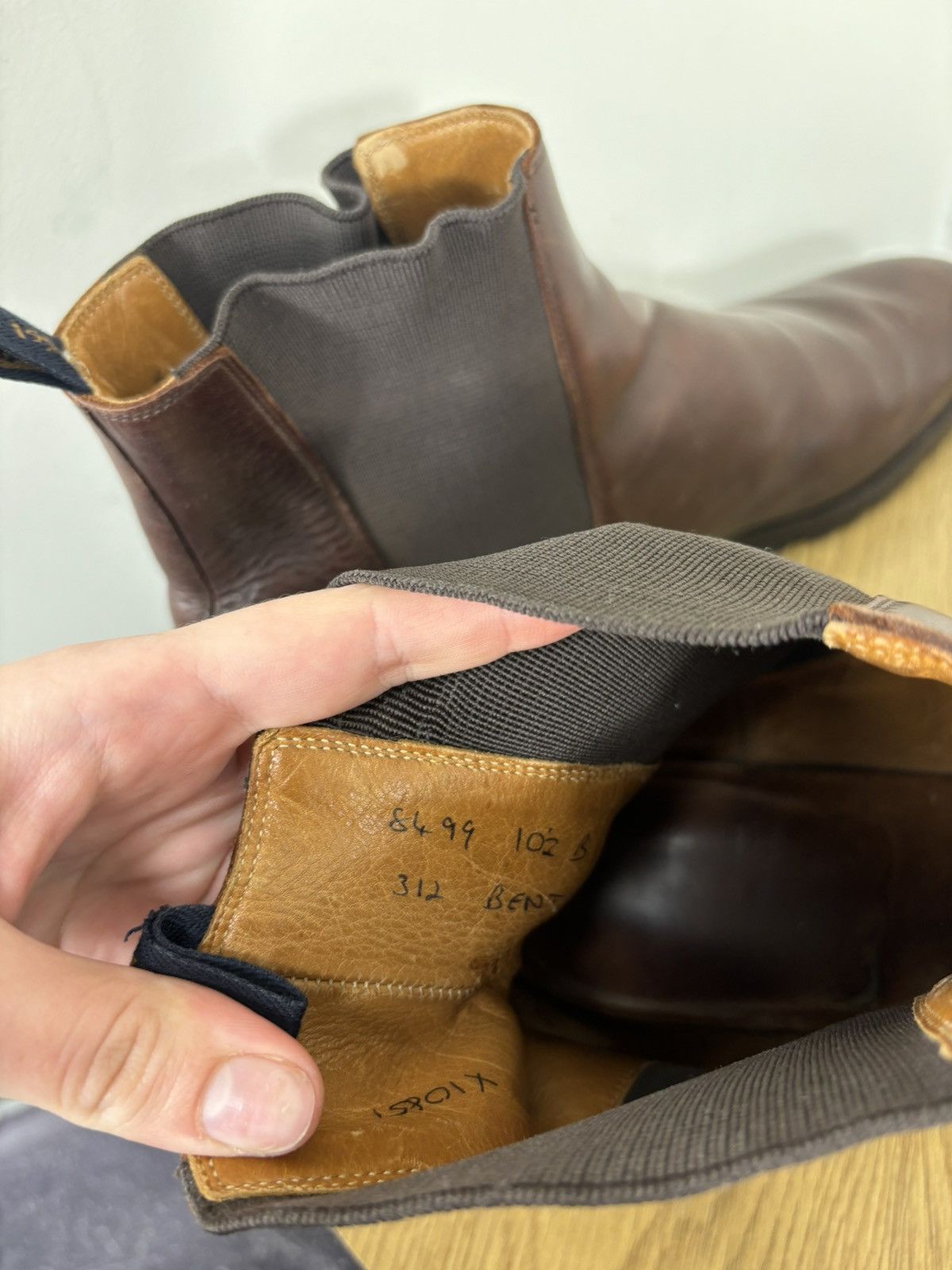 Other Ed Meier Munich Men’s Dark Brown Leather Ankle Chelsea Boots Size US 11 / EU 44 - 19 Thumbnail