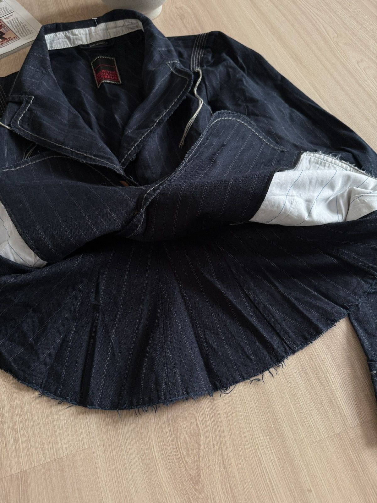 Marithe + Francois Girbaud Vintage Marithe + Francois Girbaud Japanese Blazer Size M / US 6-8 / IT 42-44 - 9 Thumbnail