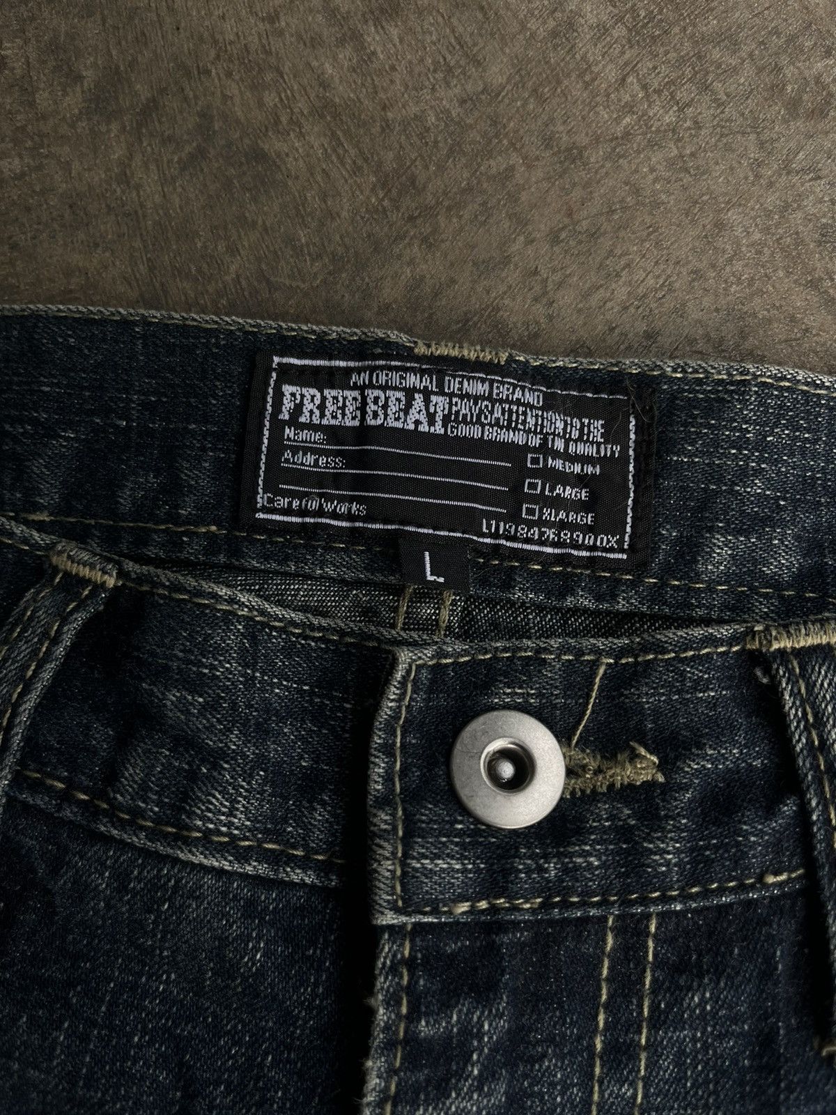 If Six Was Nine JAPANESE FREEBEAT POEM PUNK DENIM SEDITIONARIES GOTHIC STYLE Size US 32 / EU 48 - 9 Thumbnail