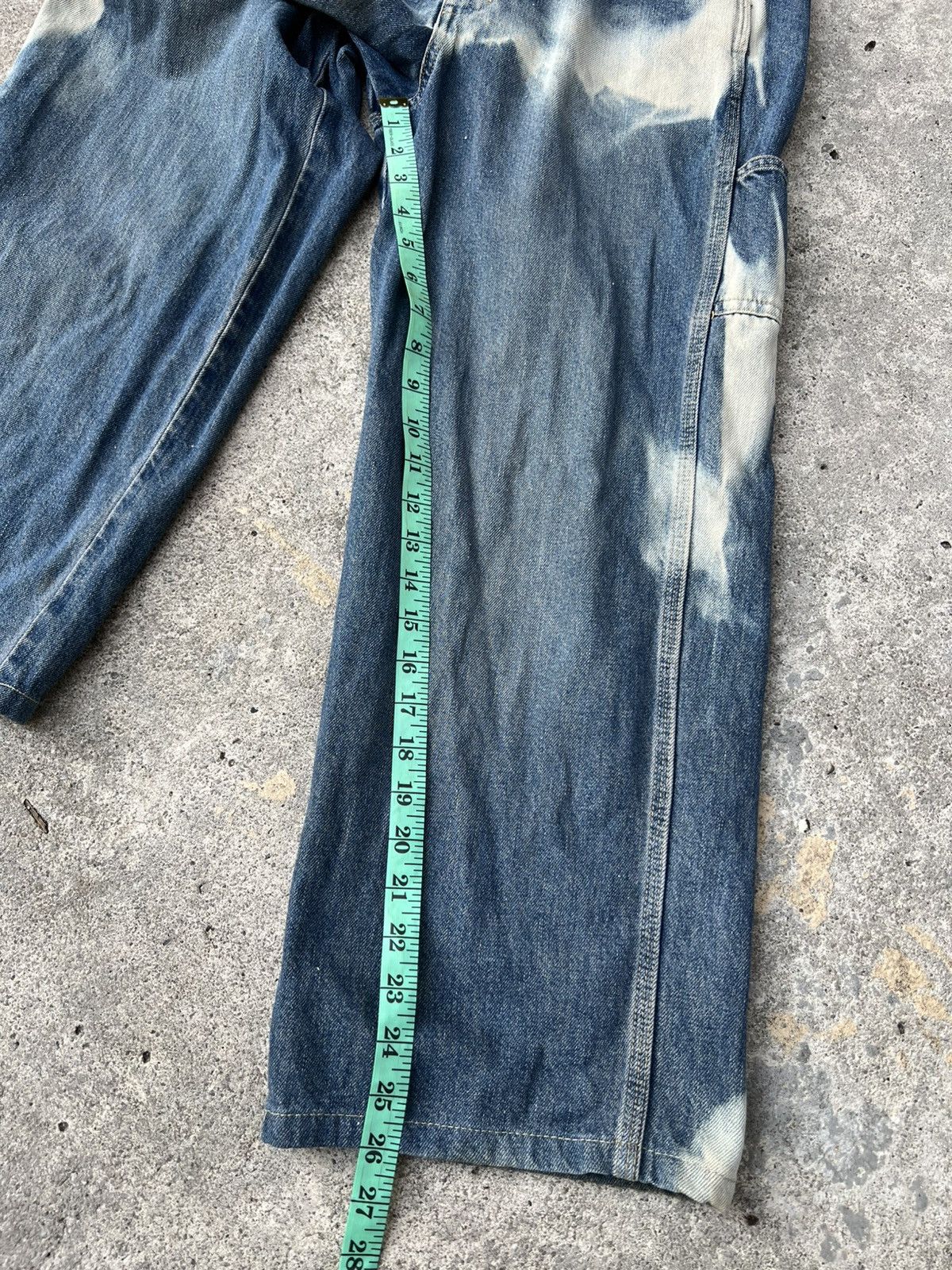 Japanese Brand 💥90’s Bobson Sun Sister Faded Overall Denim Size US 32 / EU 48 - 18 Thumbnail