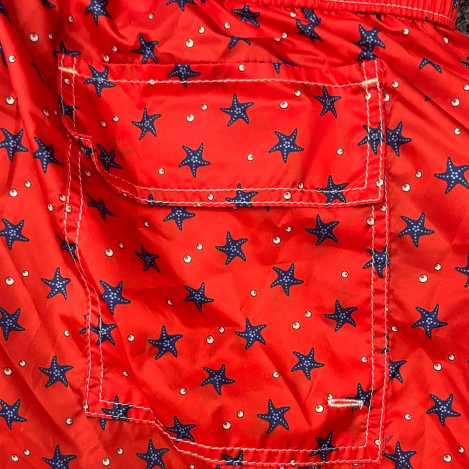 Other NWT FEFE Stylish Red Star Print Swim Trunks size 3XL Size US 44 / EU 60 - 6 Thumbnail