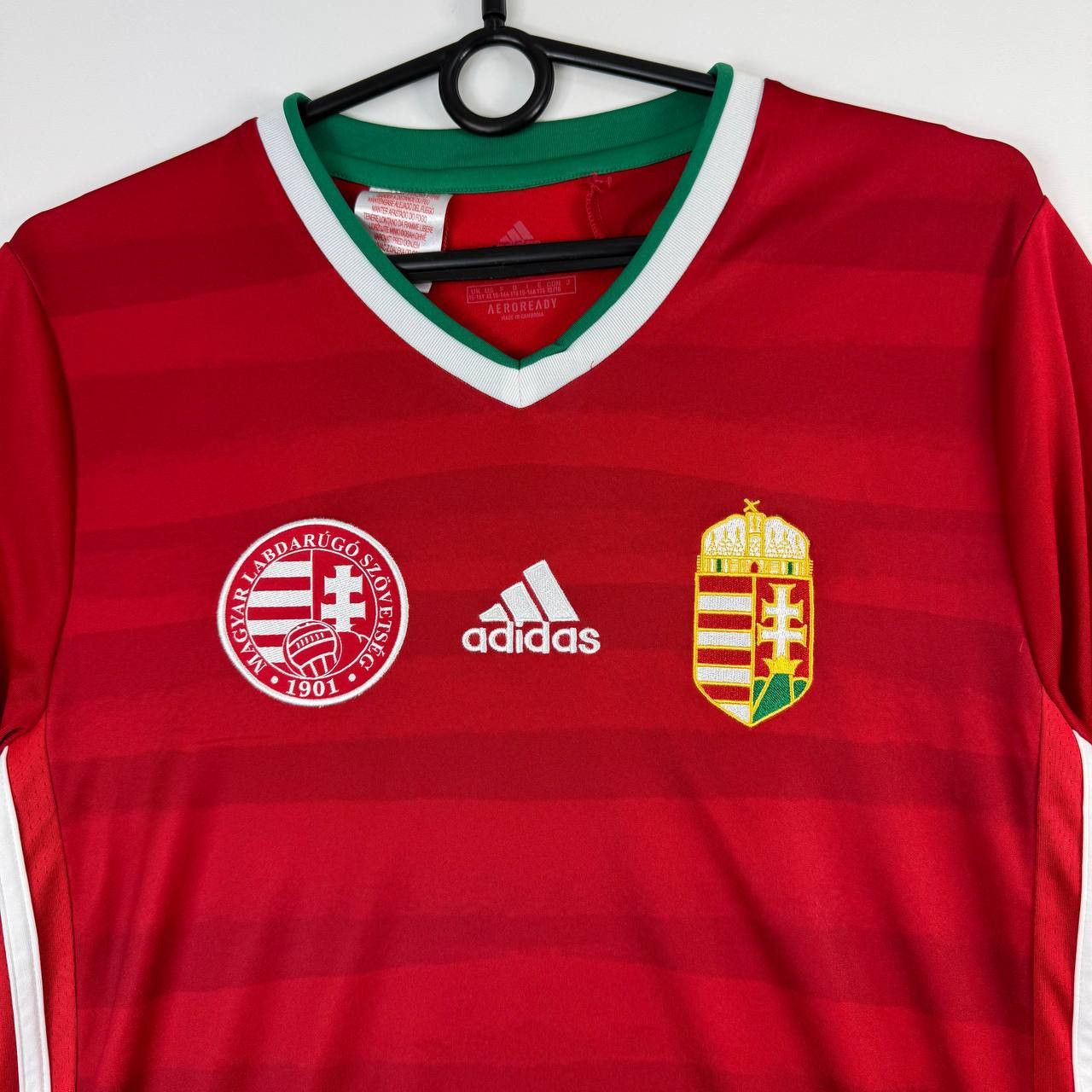 Adidas Adidas Hungary Aeroready Jersey FQ3592 Boys Size XL 15-16Y Size US S / EU 44-46 / 1 - 2 Thumbnail