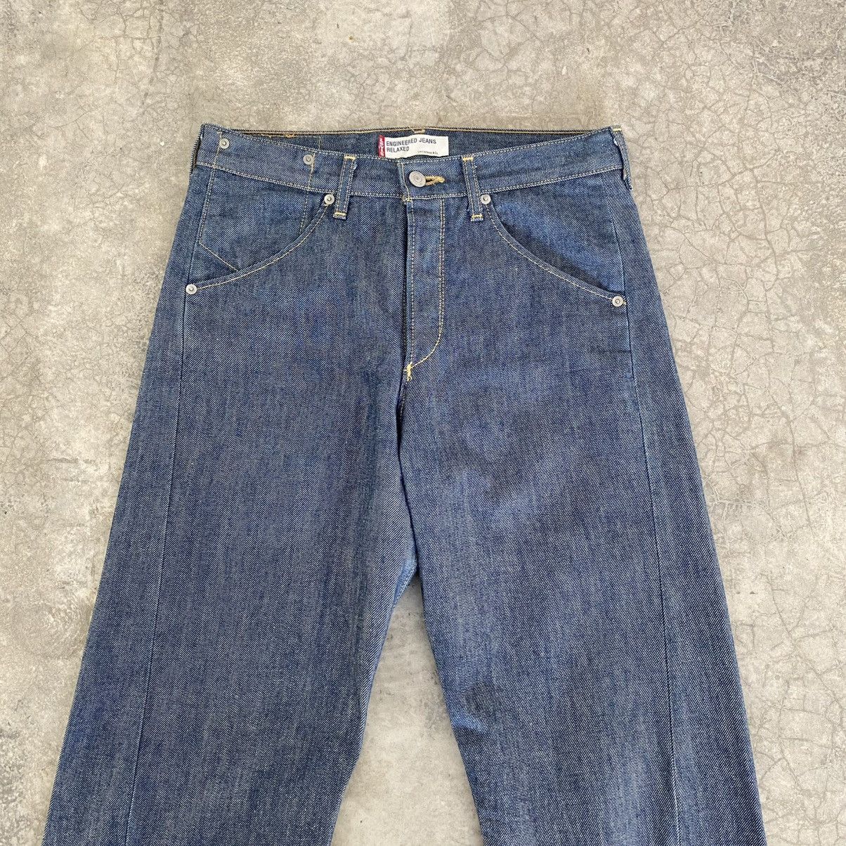 Levi's Vintage Levis Engineered Takuya Kimura Relaxed Denim Jeans Size US 31 - 2 Thumbnail