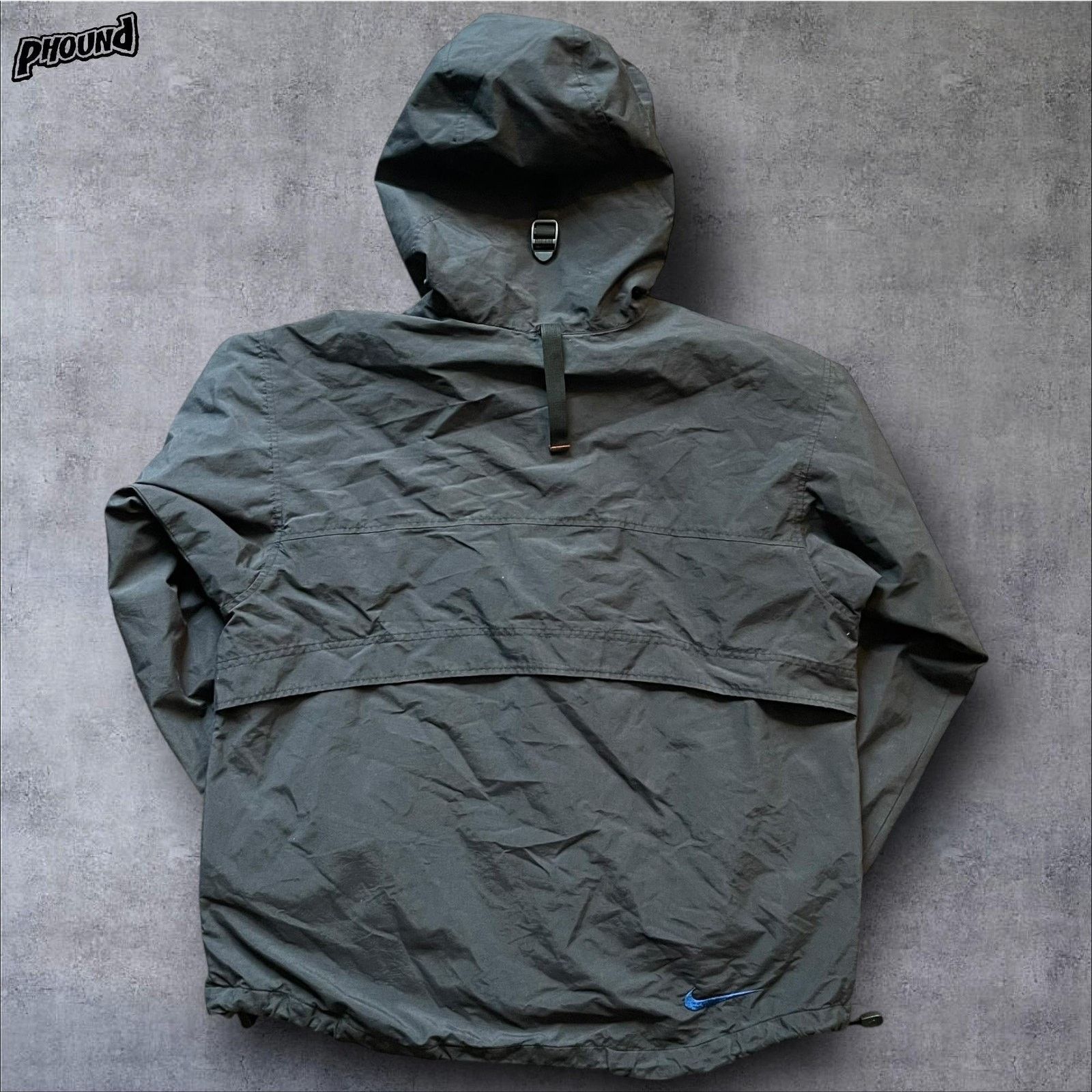 Nike Nike Jacket Mens Small Black Windbreaker Hooded Nylon Zip Size US S / EU 44-46 / 1 - 2 Thumbnail