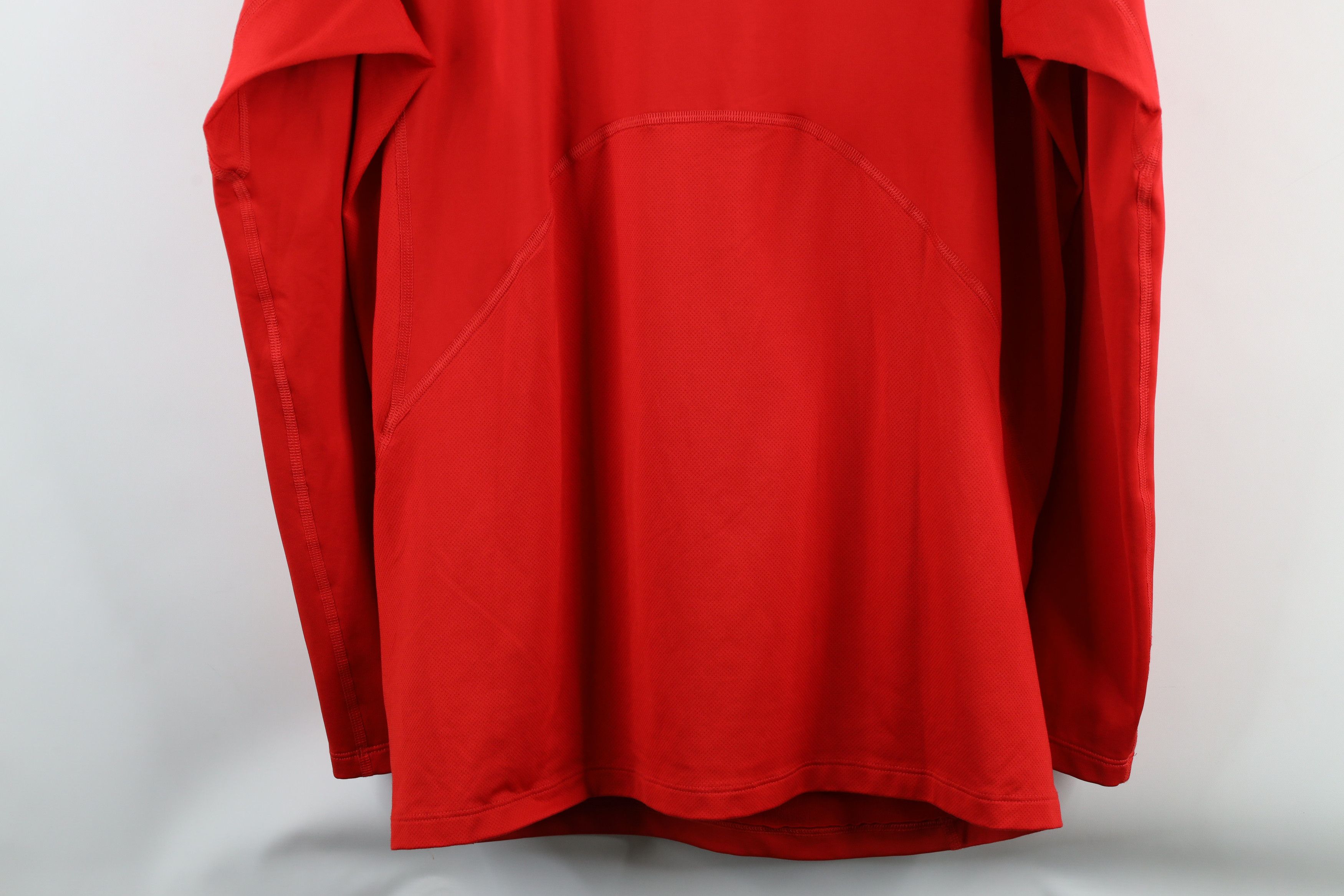Under Armour × Vintage Under Armour Compression Mock Neck Long Sleeve T-Shirt Red Size US XXL / EU 58 / 5 - 11 Thumbnail