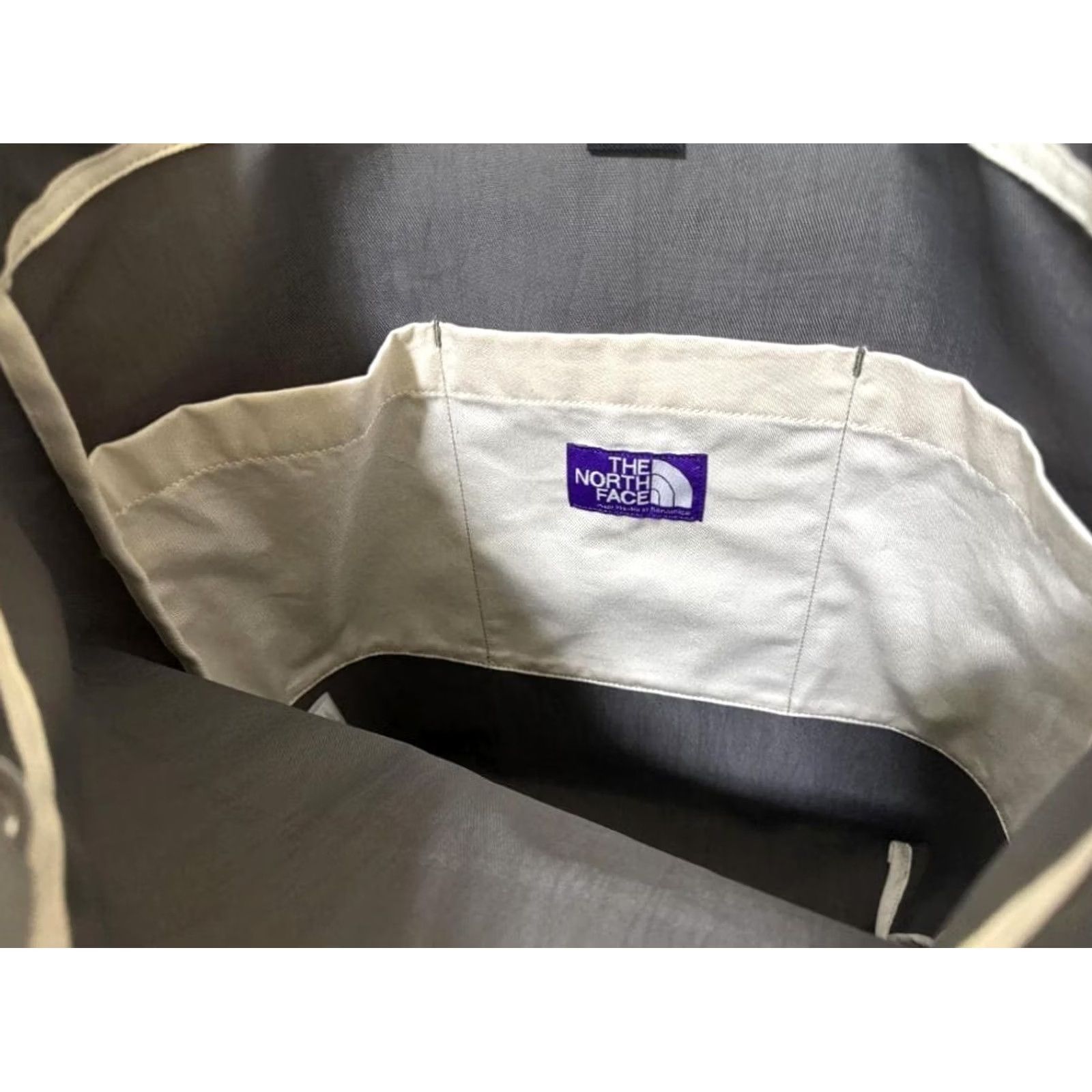 The North Face Purple Label THE NORTH FACE PURPLE LABEL CORDURA Nylon Field Tote Bag Asphalt Gray Medium Casual Travel Unisex Adults Size ONE SIZE - 5 Thumbnail
