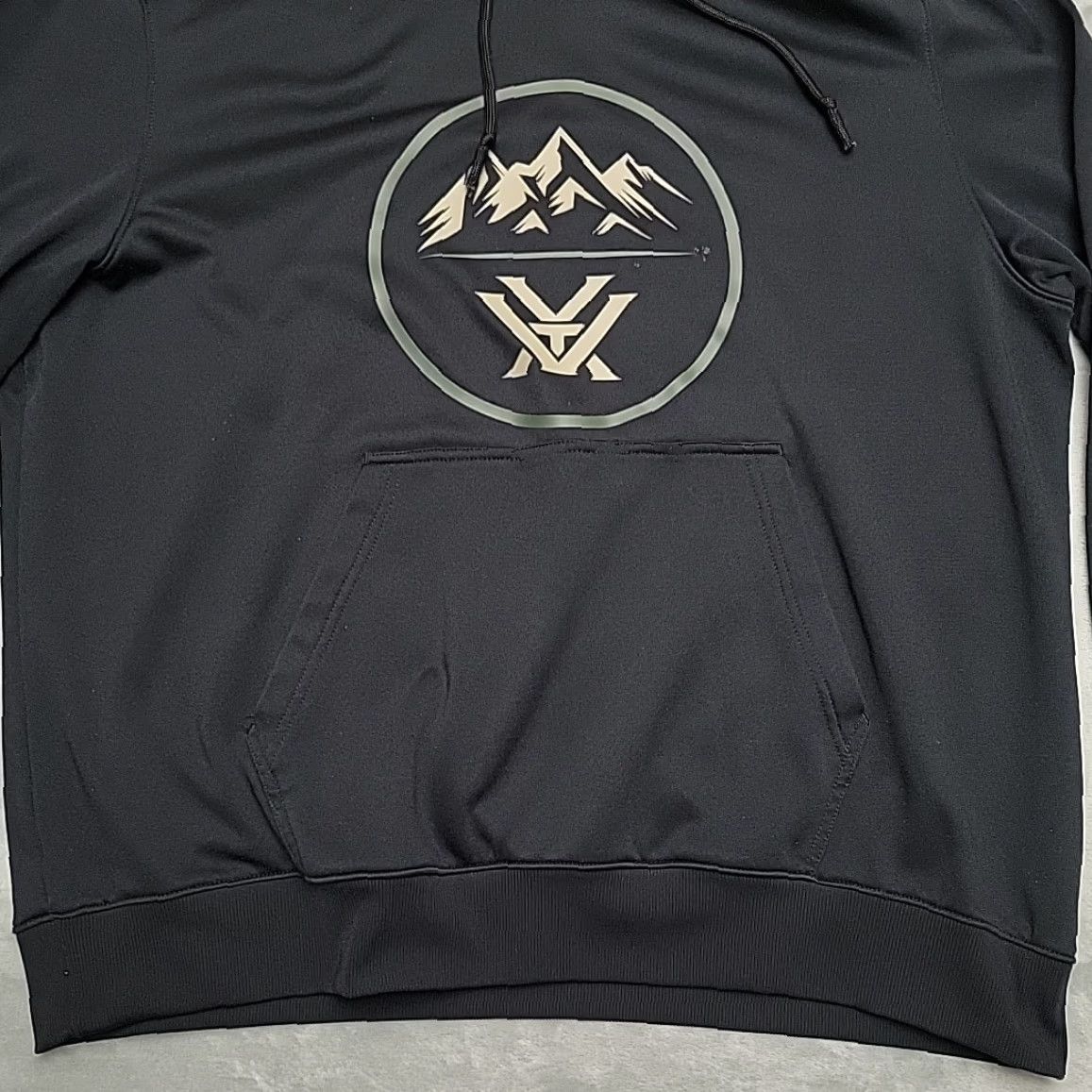 Vintage Vortex Hoodie Mens 2XL Black Performance Long Sleeve Fleece Outdoors Hunting Size US XXL / EU 58 / 5 - 2 Thumbnail