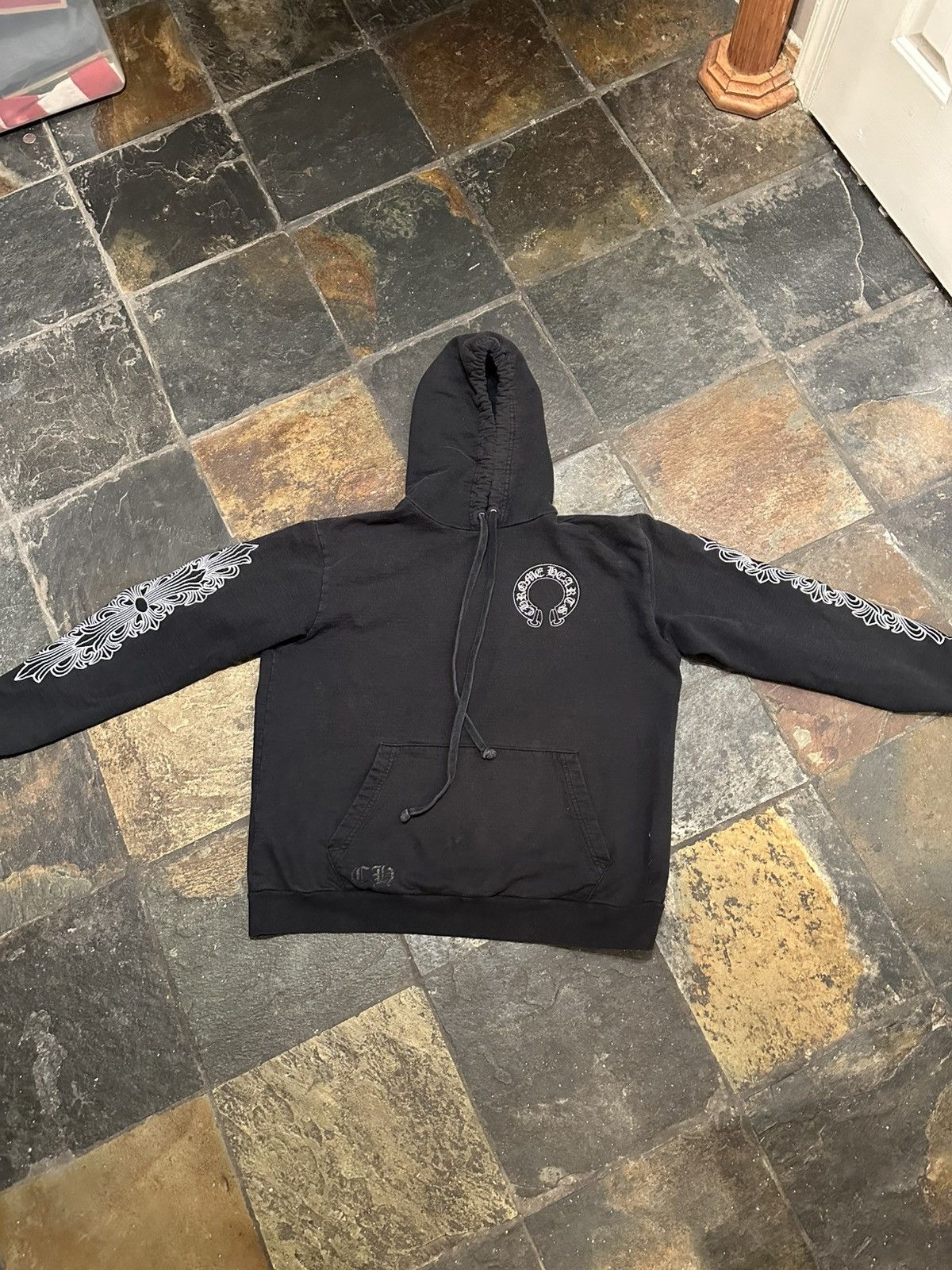 Chrome Hearts Horseshoe Floral Hoodie