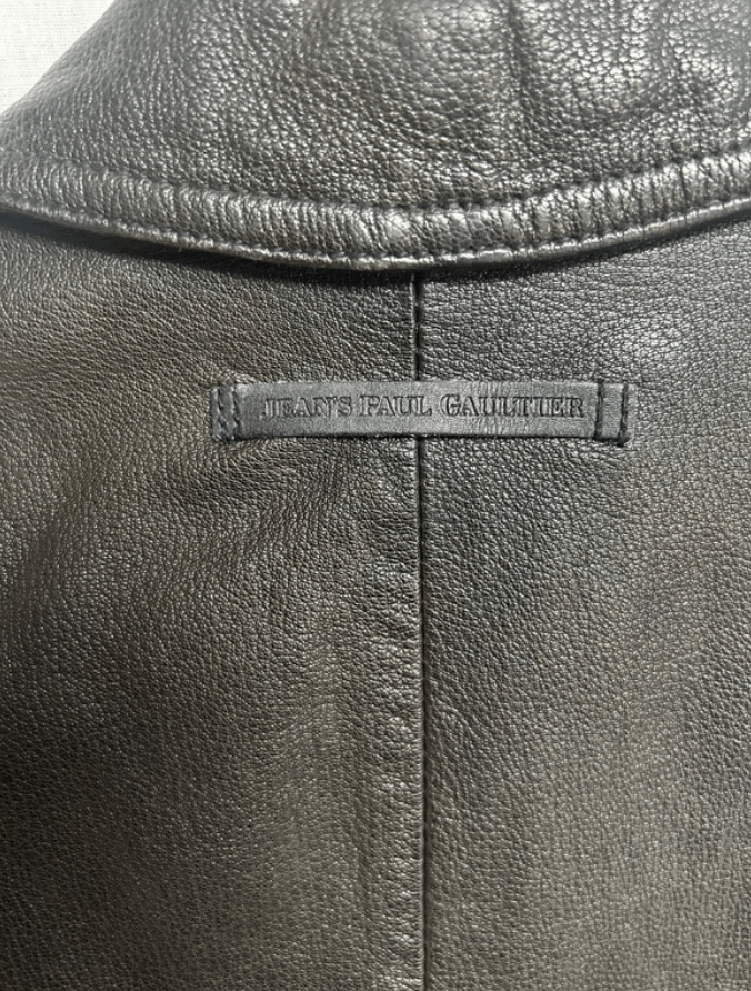 Jean Paul Gaultier × Leather Jean Paul Gaultier Jacket Leather Biker Crop Coat EX0083 Size XL / US 12-14 / IT 48-50 - 4 Thumbnail