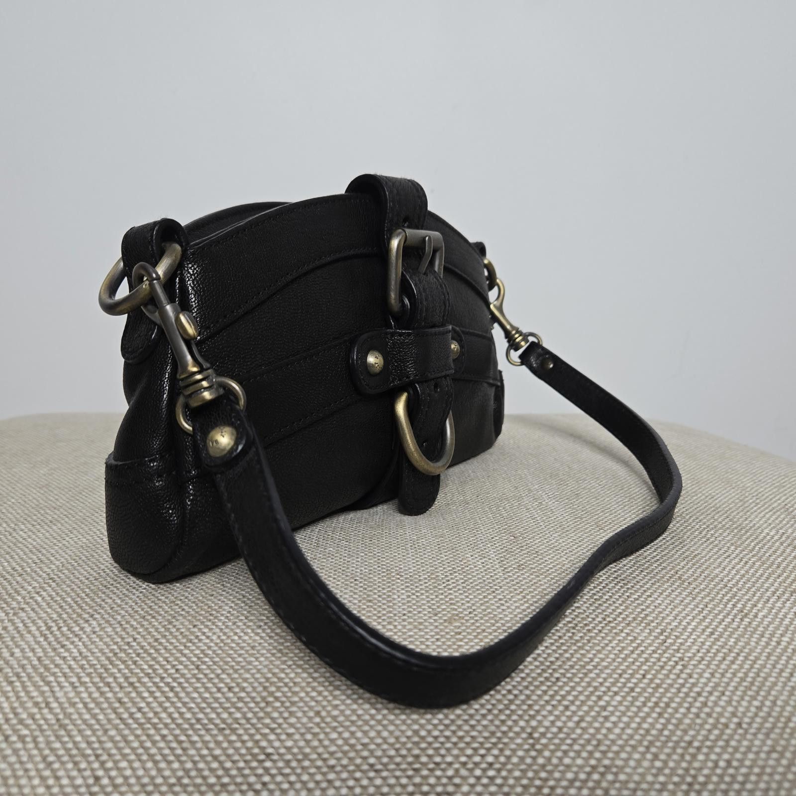 Bally Vintage Bally Purse Black Leather Shoulder Bag Size ONE SIZE - 2 Thumbnail