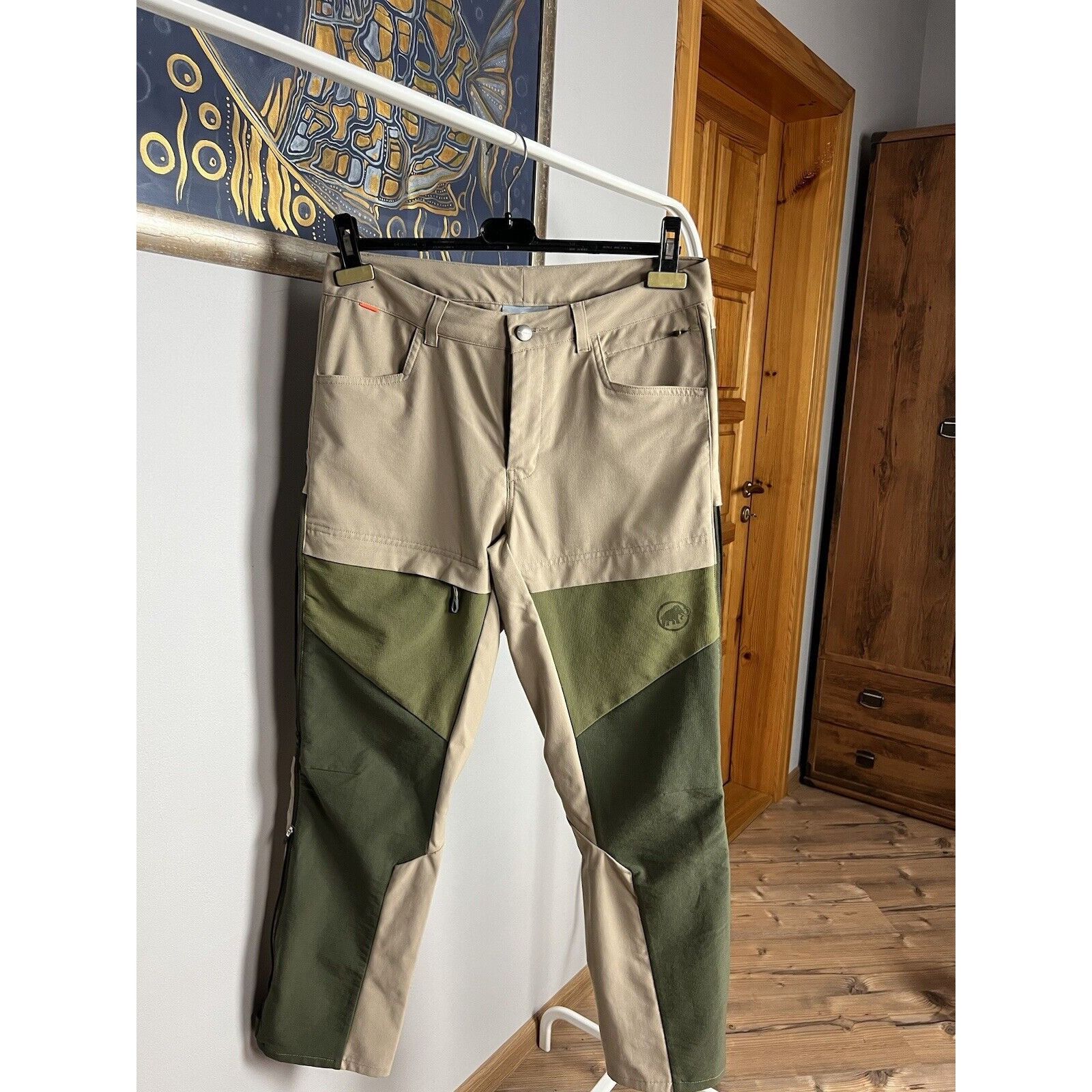 Mammut Mammut Green Beige Stretchy Cargo Hiking Pants Size EU 46 (3 Size US 30 / EU 46 - 1 Thumbnail