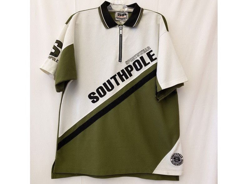 Southpole SOUTHPOLE jersey, white, vintage South Pole t-shirt, 90s XL Size US XL / EU 56 / 4 - 5 Thumbnail