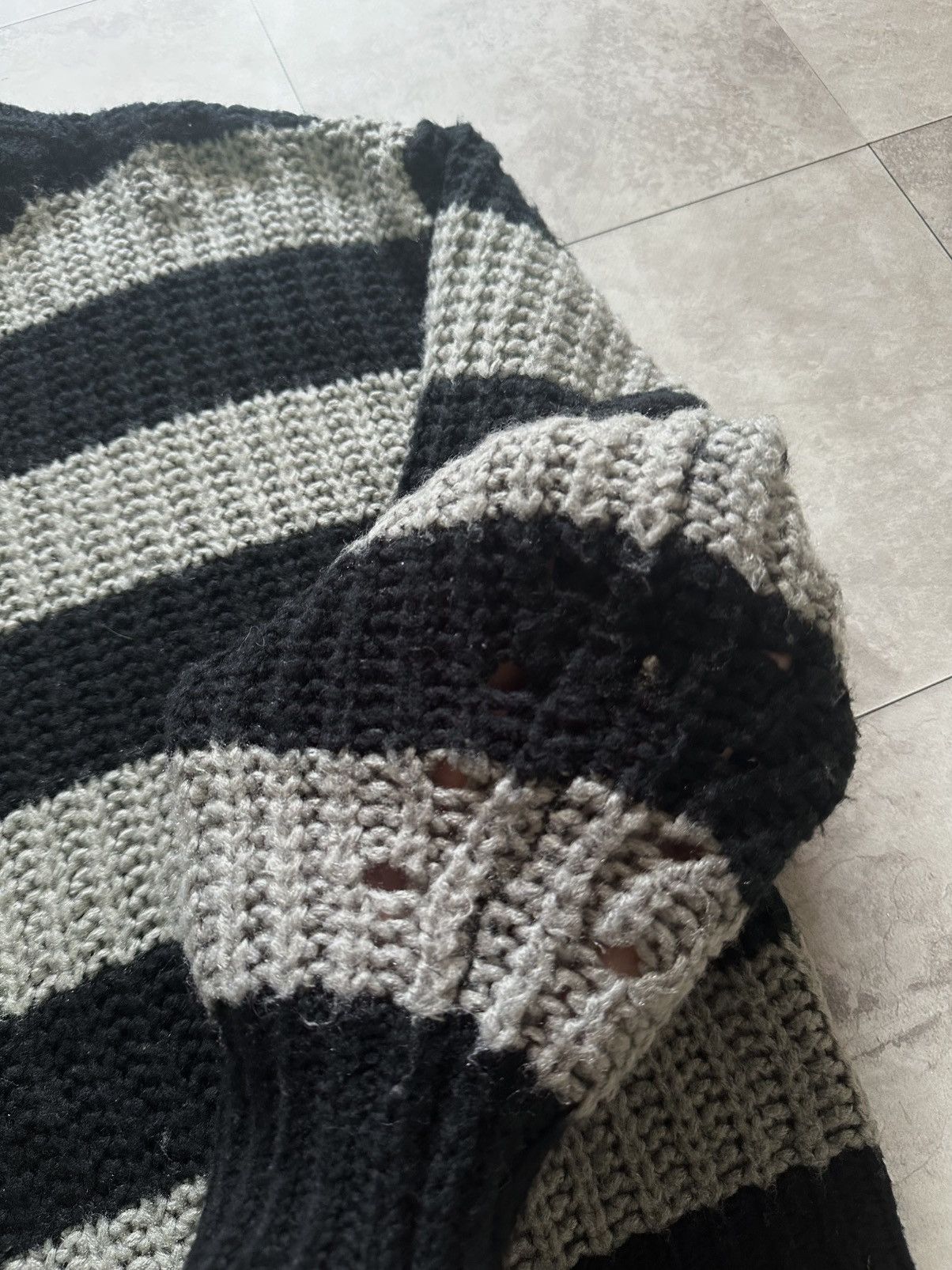 Hysteric Glamour If Six Was Nine Striped LGB Vibe Knit Sweater Sz S Size S / US 4 / IT 40 - 8 Thumbnail