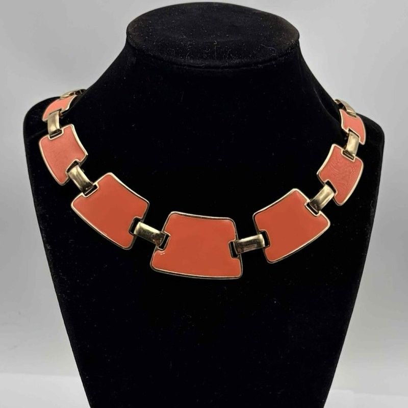 Other Gold & Orange Necklace Size ONE SIZE - 1 Thumbnail