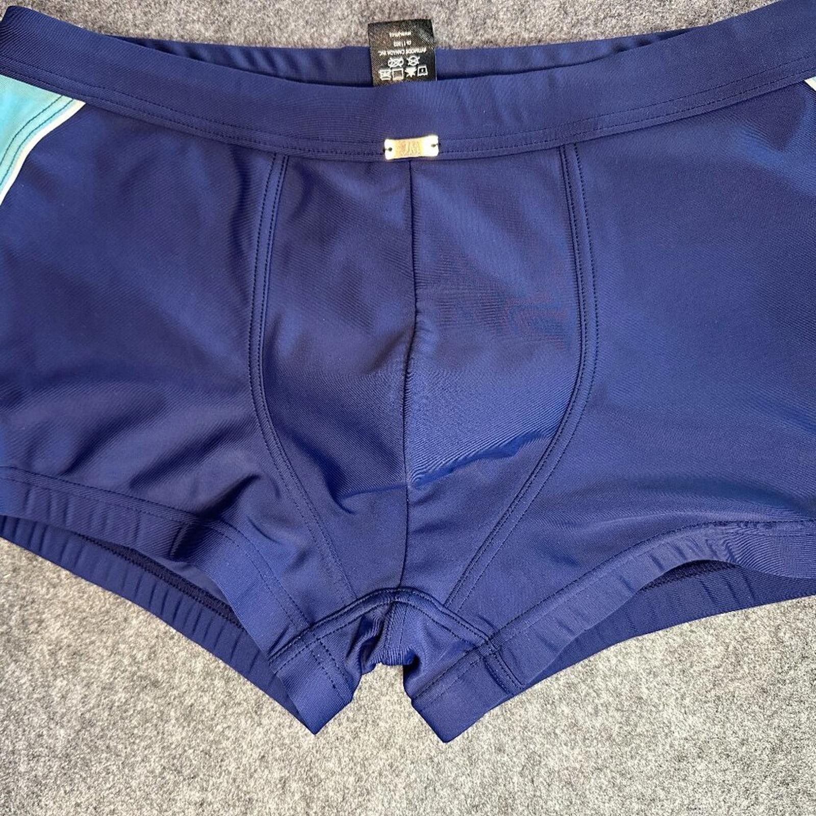 Other JJMalibu Men’s Swim Trunks – Size XL – Navy Blue with Aqua Size US 36 / EU 52 - 2 Thumbnail