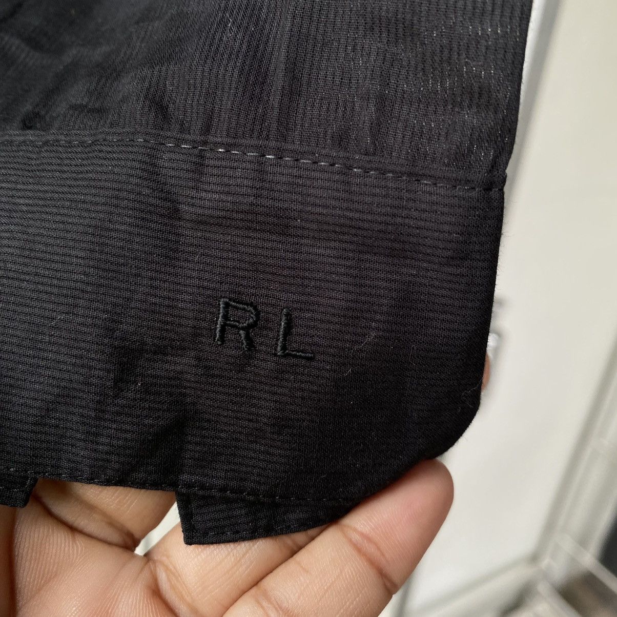 Designer RALPH RL LAUREN Lightweight Black Long Sleeve Shirt Size M / US 6-8 / IT 42-44 - 10 Thumbnail