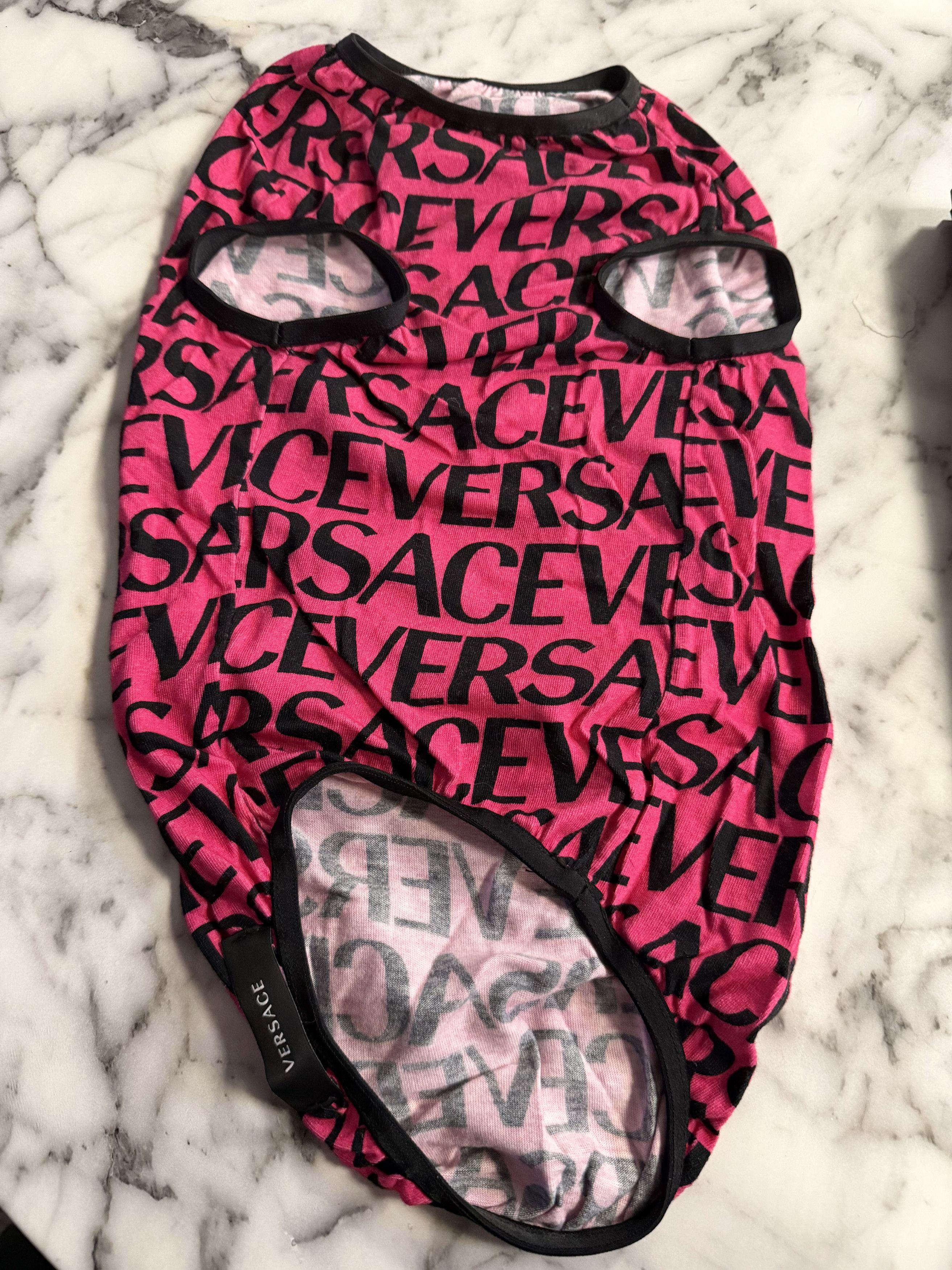 Versace Versace Logo Print Dog Shirt Size M / US 6-8 / IT 42-44 - 3 Thumbnail