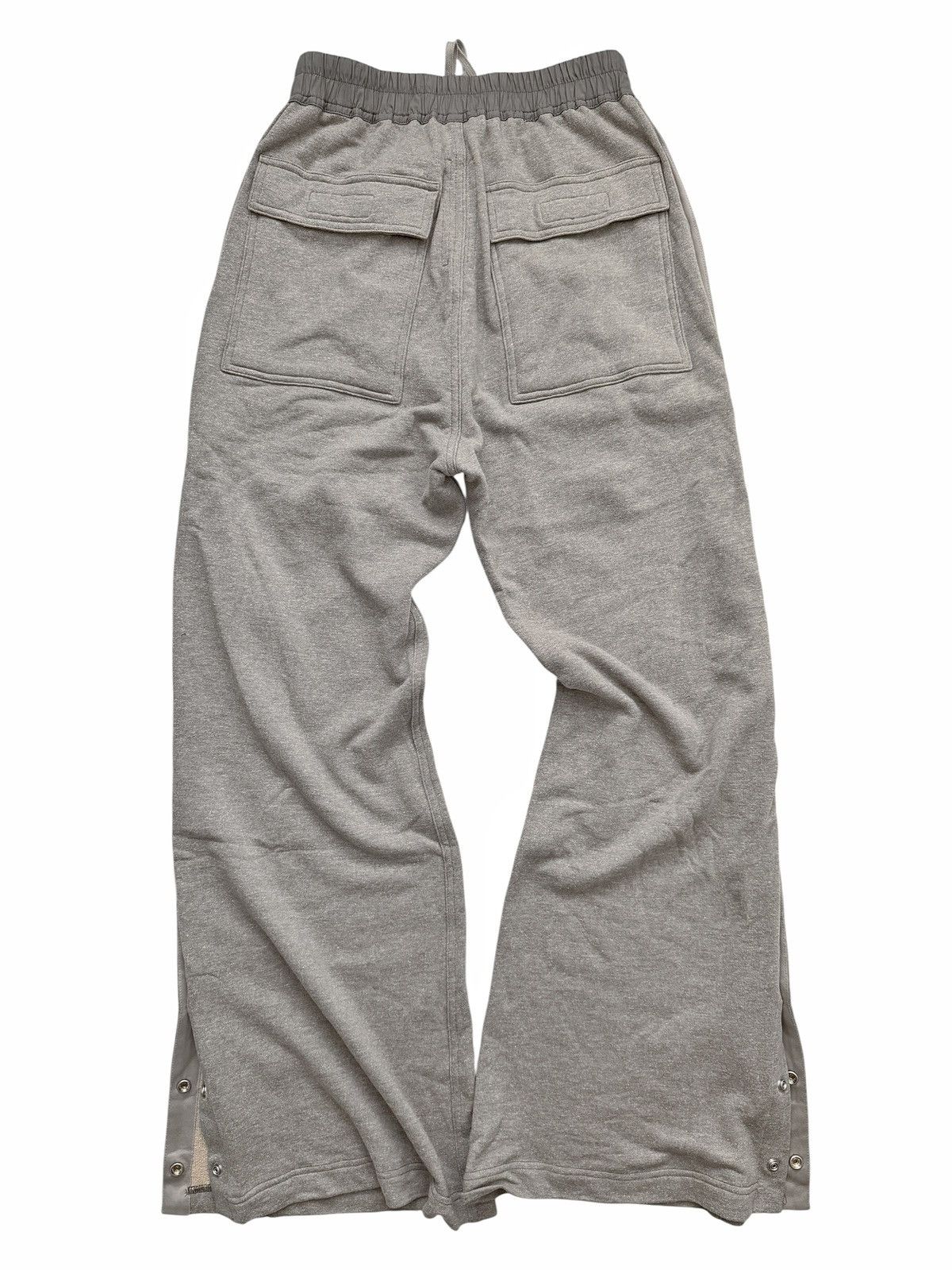 Rick Owens 2025 Melange Grey Terry Pusher Pants Size US 32 / EU 48 - 2 Thumbnail