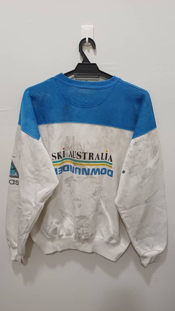 Adidas VINTAGE 80's ADIDAS SKI SWEATSHIRT Size US M / EU 48-50 / 2 - 2 Thumbnail