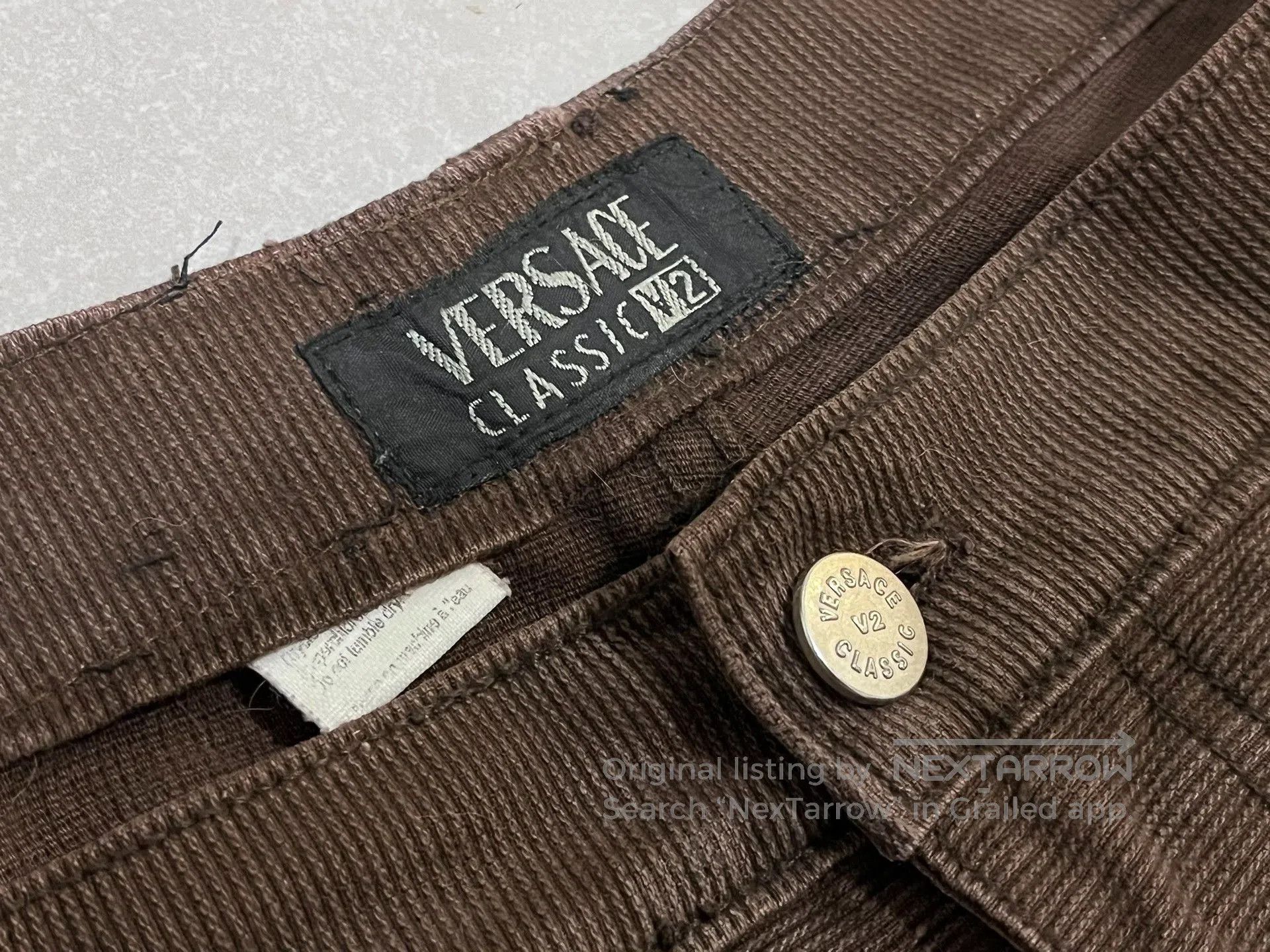 Vintage Vintage Versace Straight. Size US 33 - 4 Thumbnail