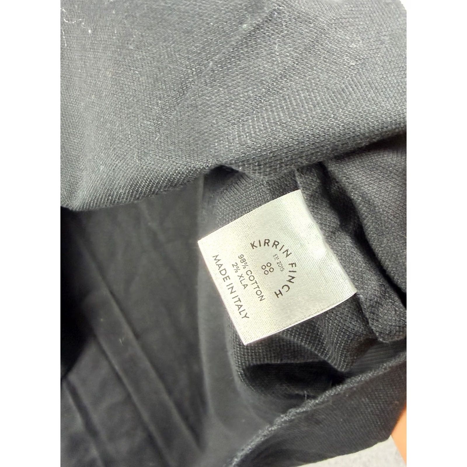 Vintage Kirrin Finch Shirt Men’s Large Black Long Sleeve Button-Up Made In Italy Size US L / EU 52-54 / 3 - 6 Thumbnail